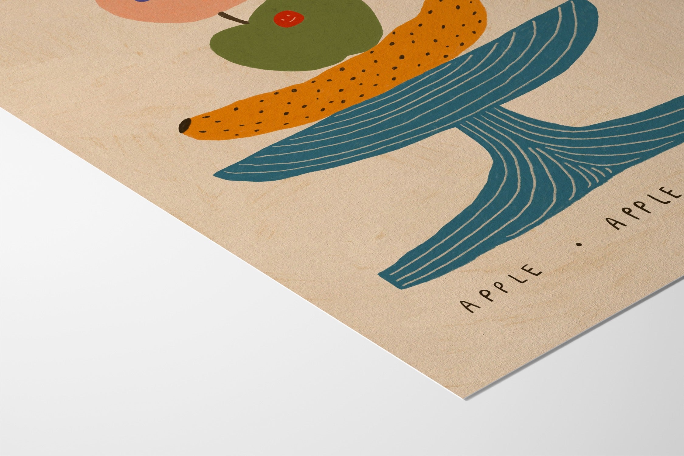Apple Apple Banana - Sophie Deller - Hahnemuhle German Etching 310gsm |type=paper|