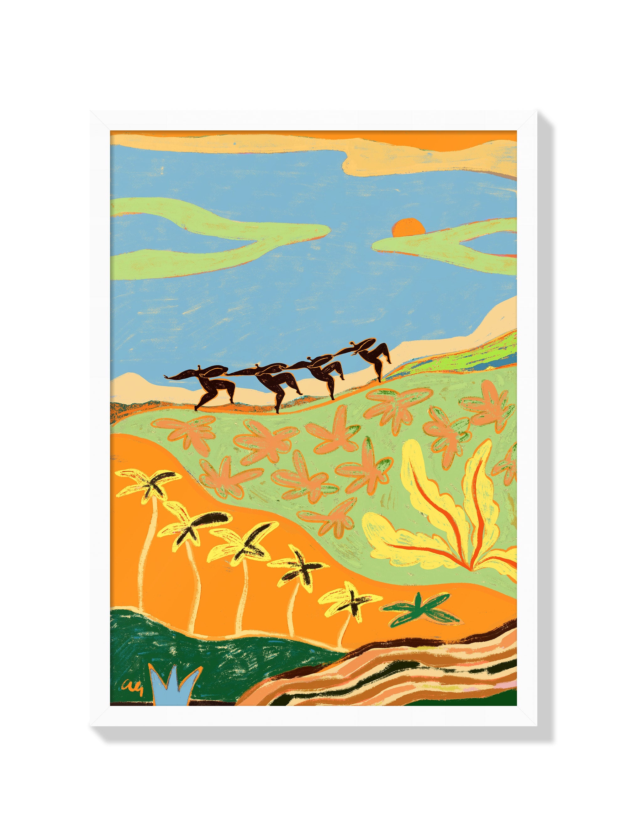 Shared Rhythm - Arty Guava - White Frame |frame=White Frame|