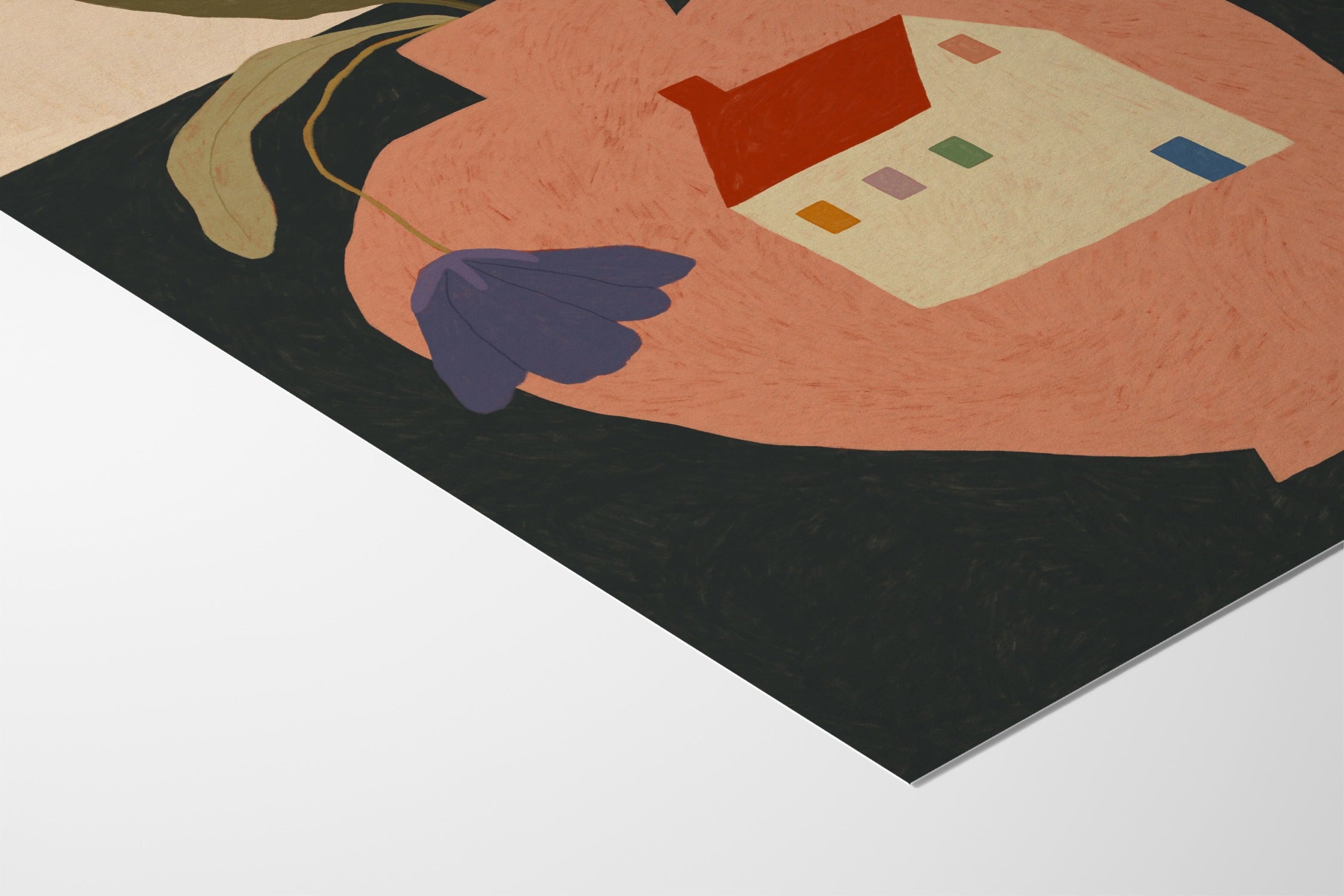 House On A Vase - Sophie Deller - Fine Art Paper 200gsm |type=paper|