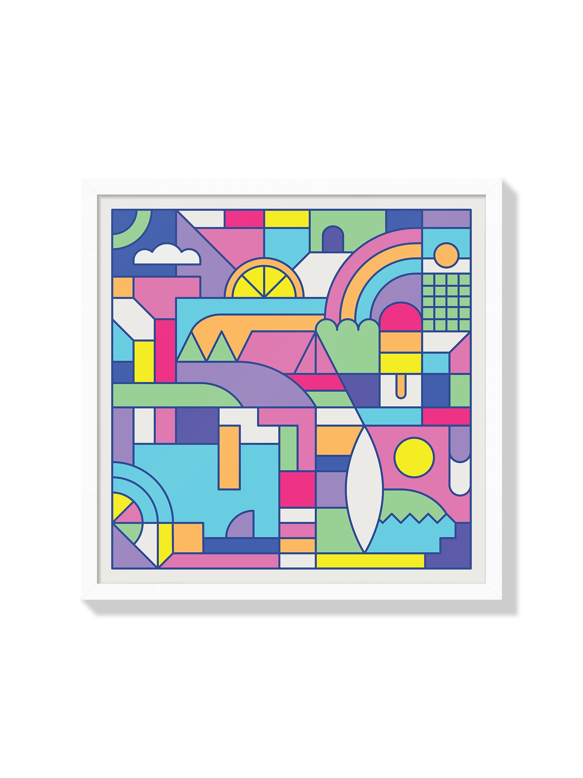 The Shape Of Summer - Rick Crane - White Frame |frame=White Frame|