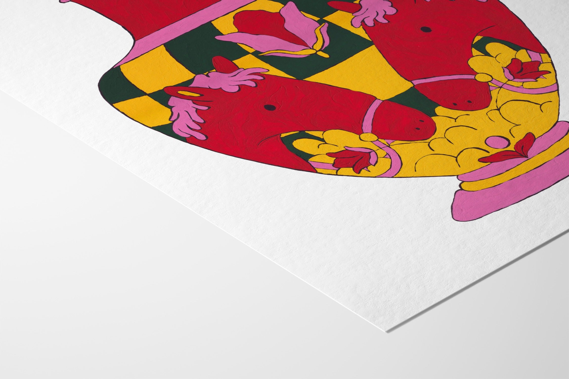 Encounter on the Board - Maria Barrera - Fine Art Paper 200gsm |type=lifestyle|