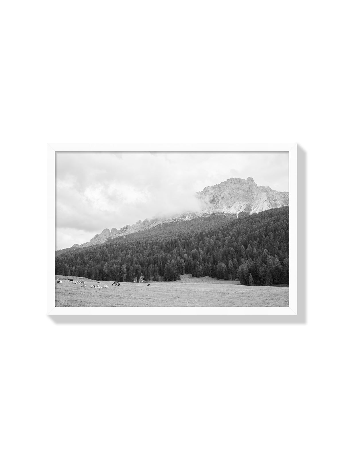 Italian Alpine Scenery - Christina Bedetta Willett - White Frame |frame=White Frame|