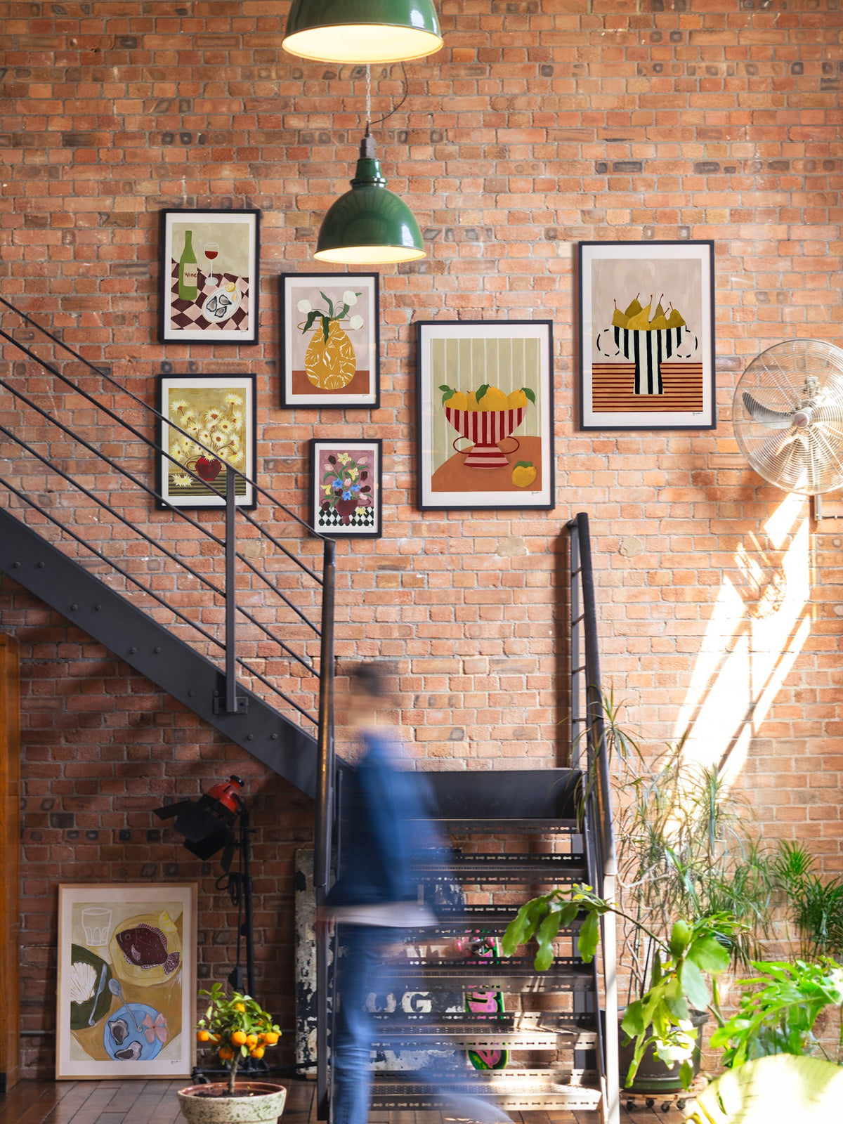 Lemons In Striped Bowl - Frankie Penwill - A_GWBlack_080726 |type=gallerywall|