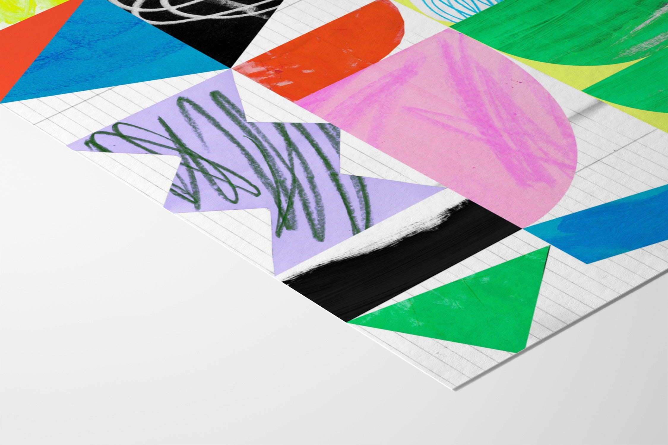 Abstract Shapes - Sian Roper - Fine Art Paper 200gsm |frame=Fine Art Paper 200gsm|