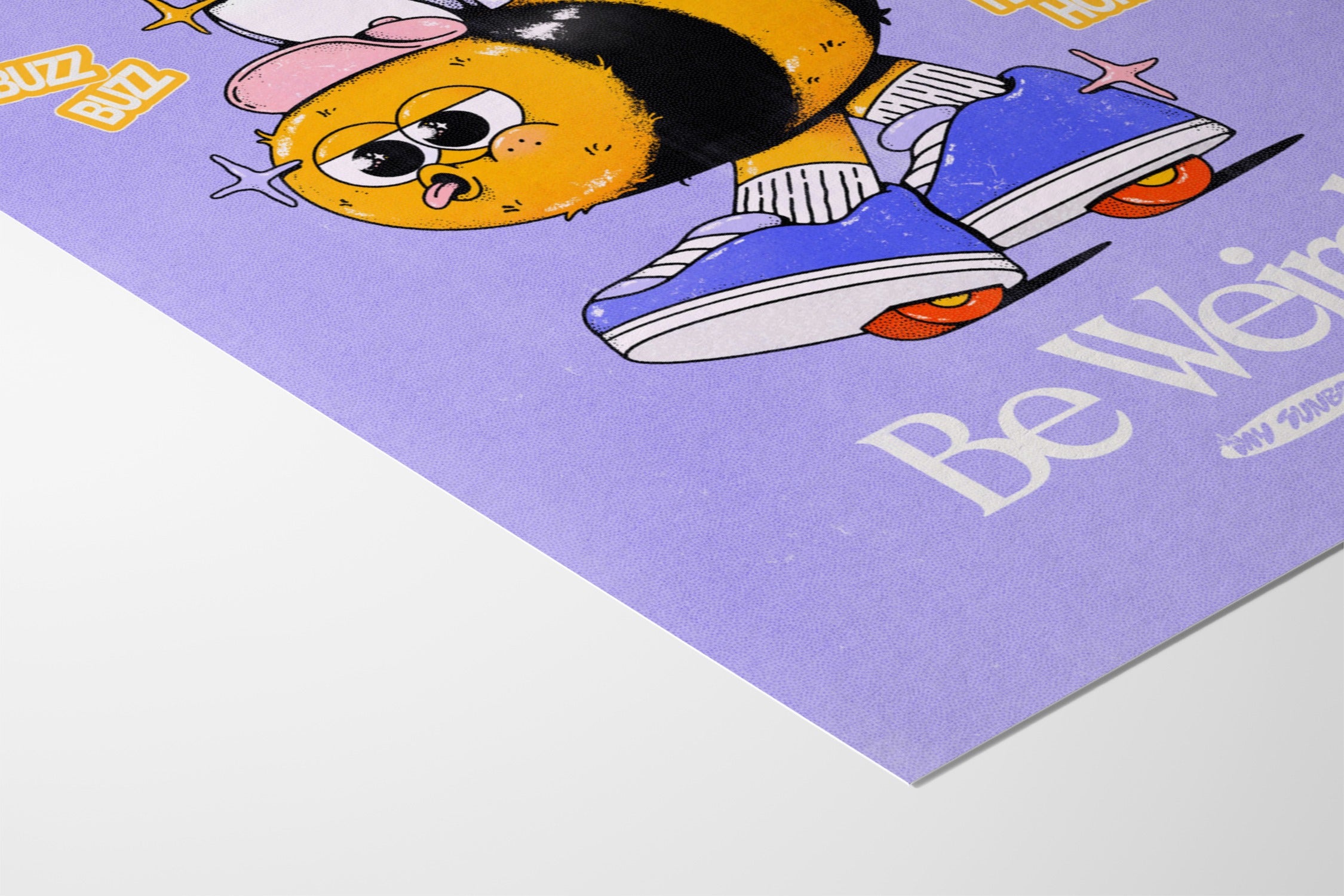 Be Weird - Purple - My Sunbeam - Fine Art Paper 200gsm |frame=Fine Art Paper 200gsm|