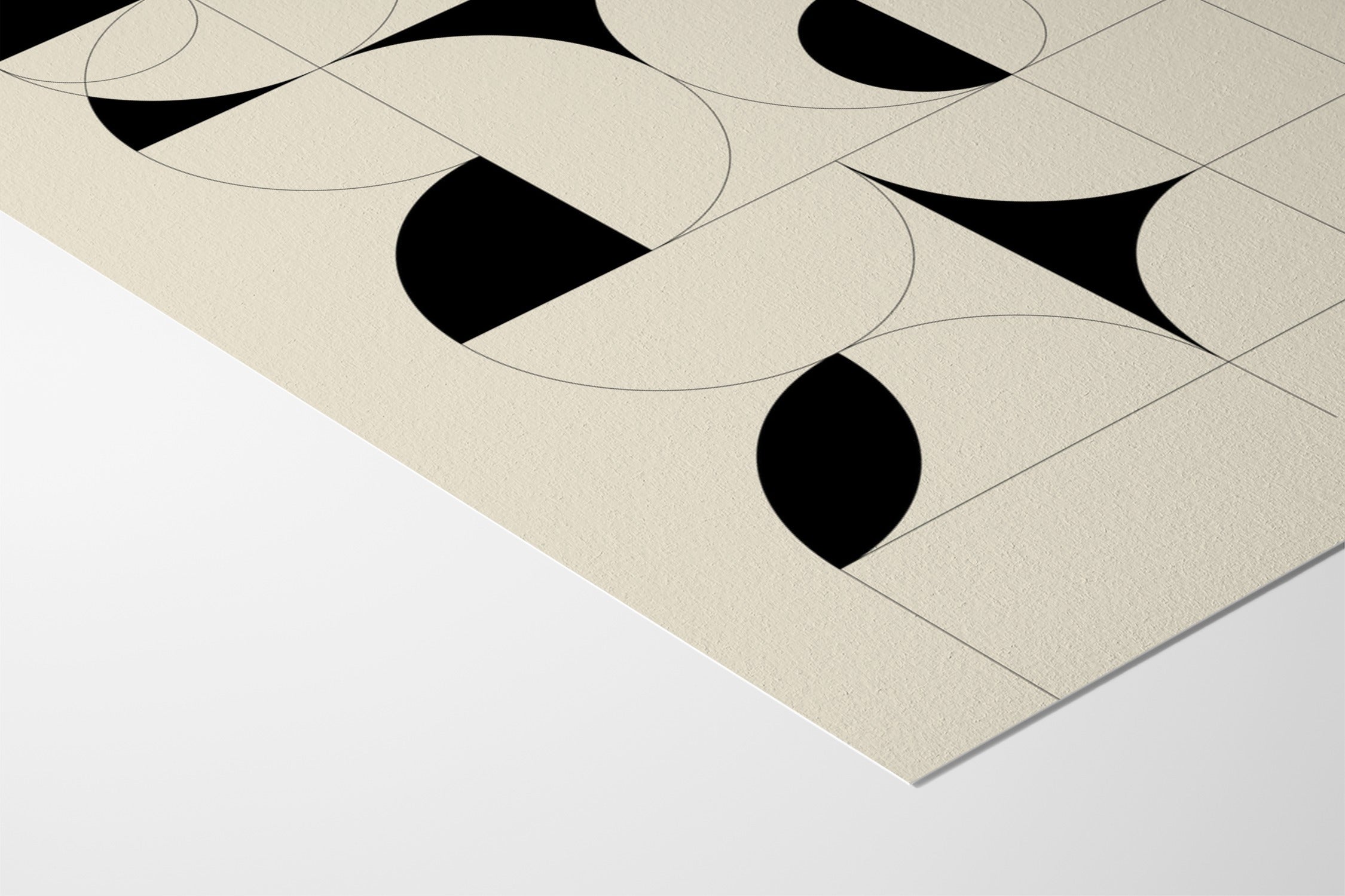 Black & Beige Nº4 - Hahnemuhle German Etching 310gsm |frame=Hahnemuhle German Etching 310gsm|