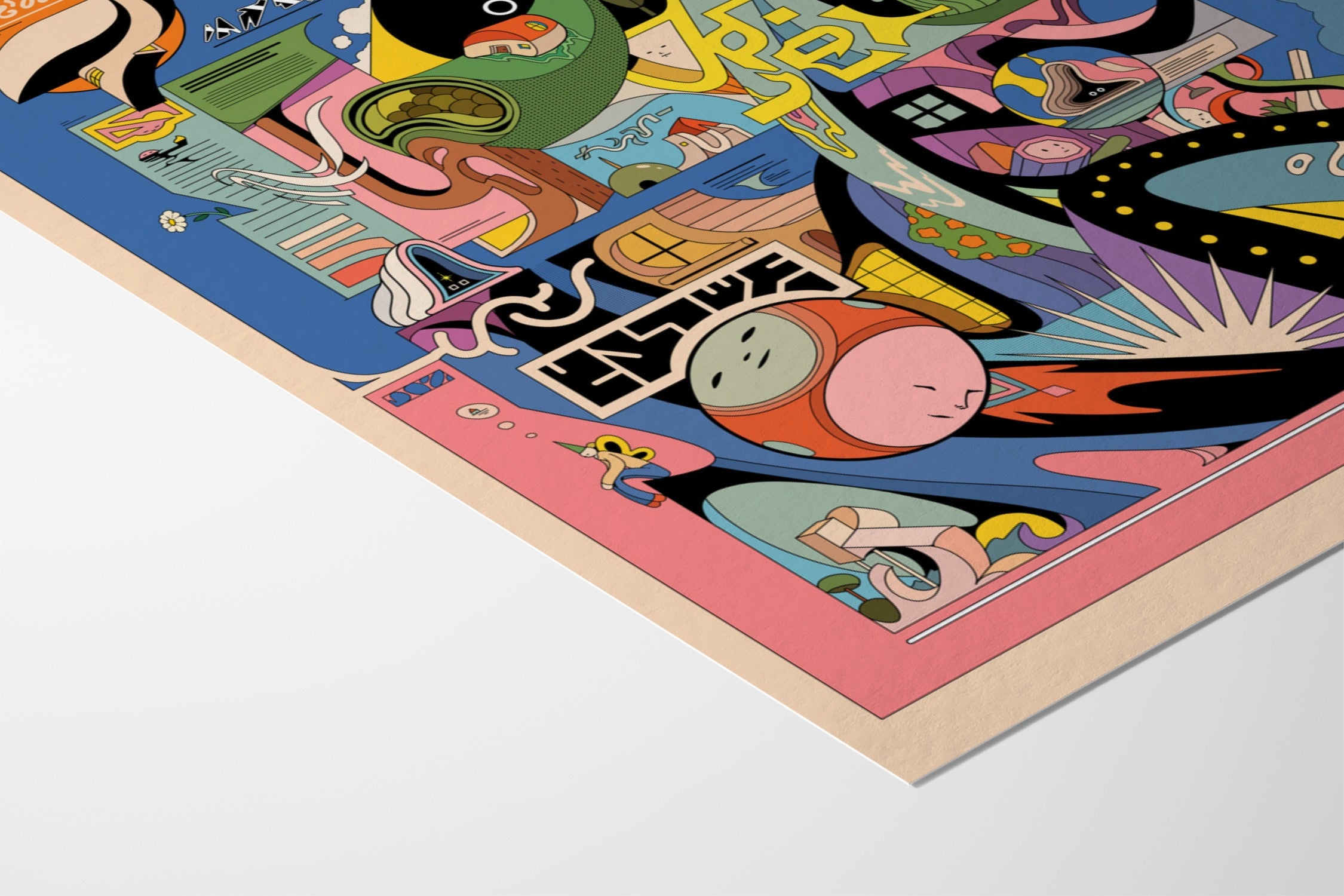 Bluepink - Ori Toor - Fine Art Paper 200gsm |frame=Fine Art Paper 200gsm|