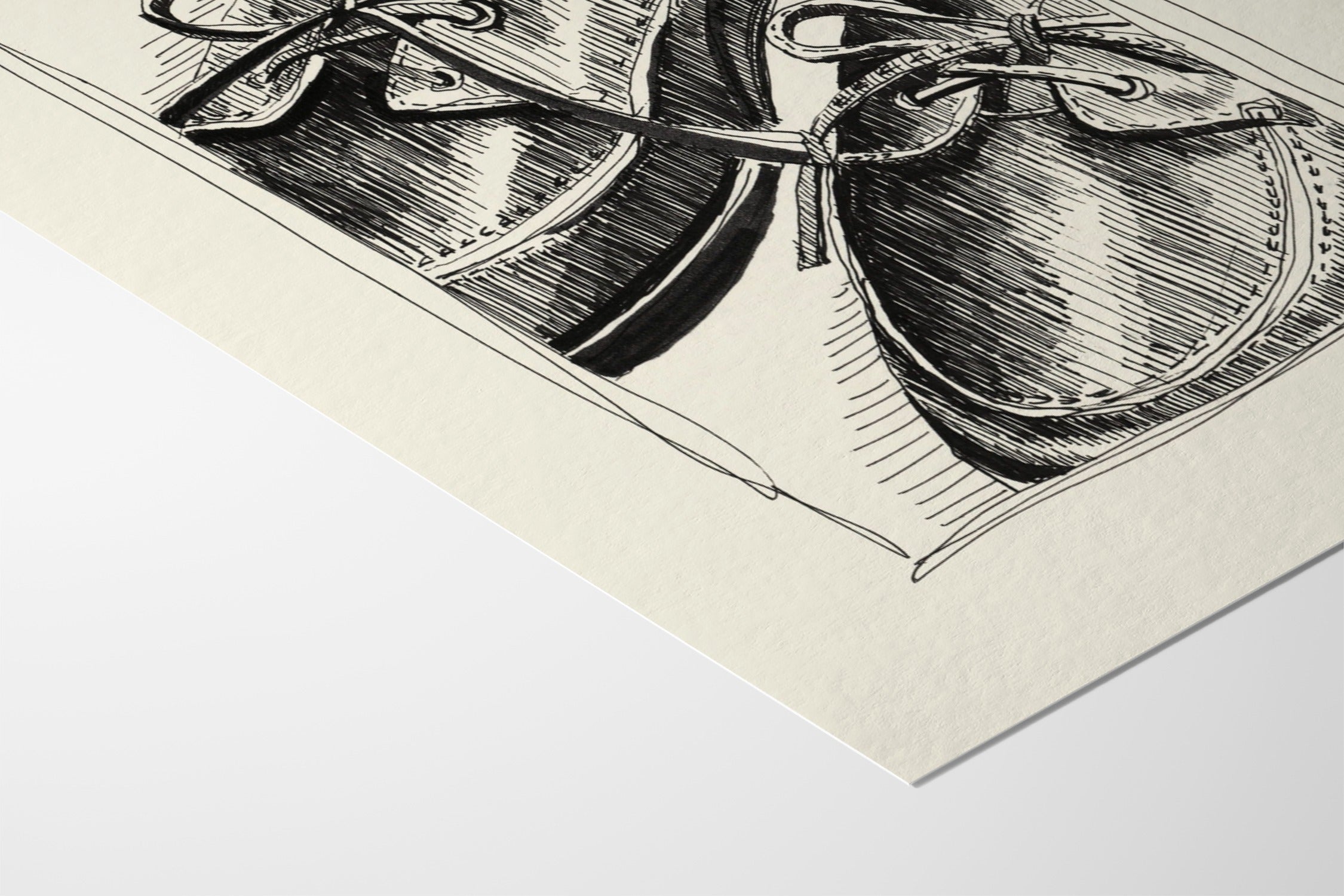 Boat Shoes - Emma Louise - Fine Art Paper 200gsm |frame=Fine Art Paper 200gsm|