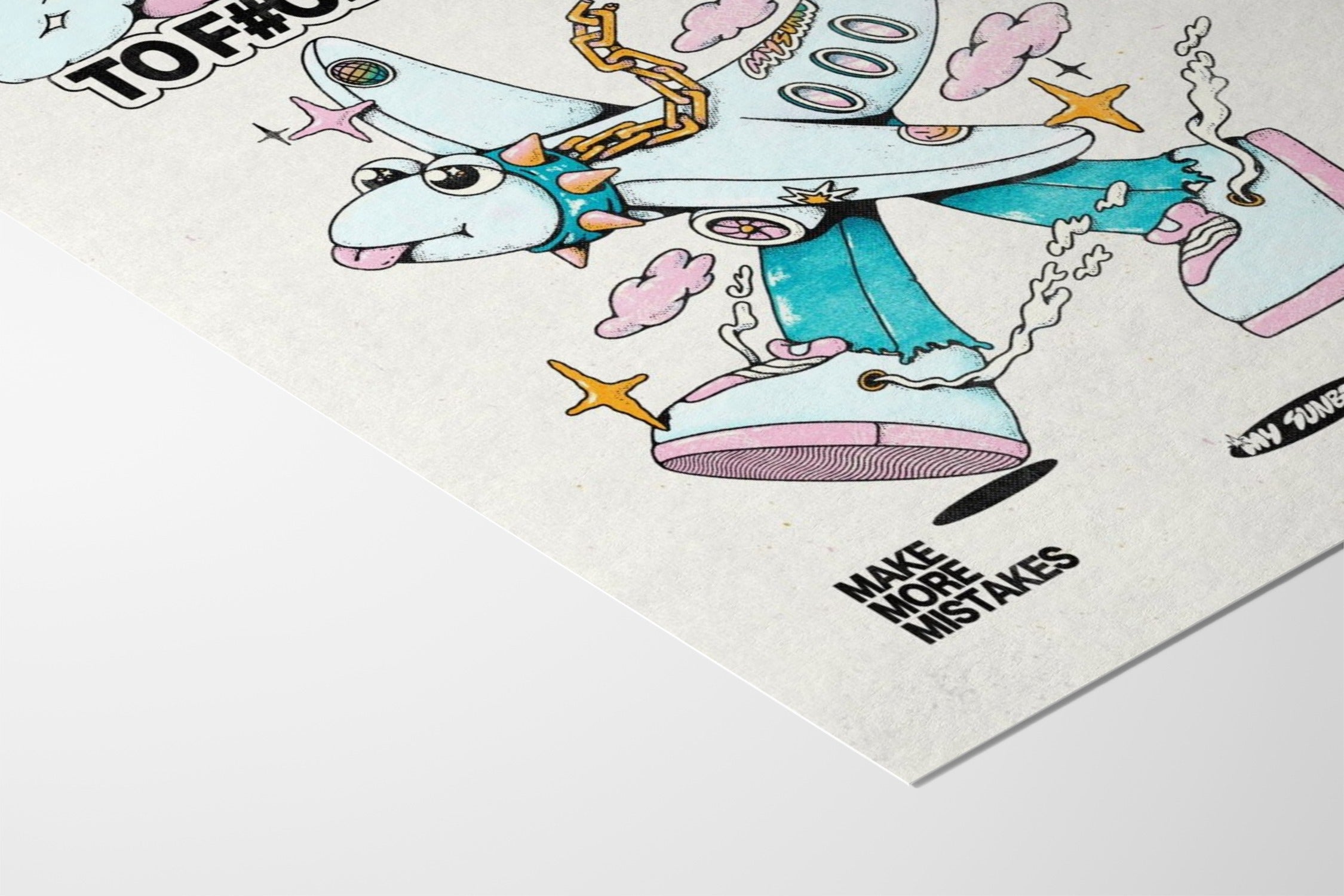 Bound To F Things Up - Off White - My Sunbeam - Fine Art Paper 200gsm |frame=Fine Art Paper 200gsm|