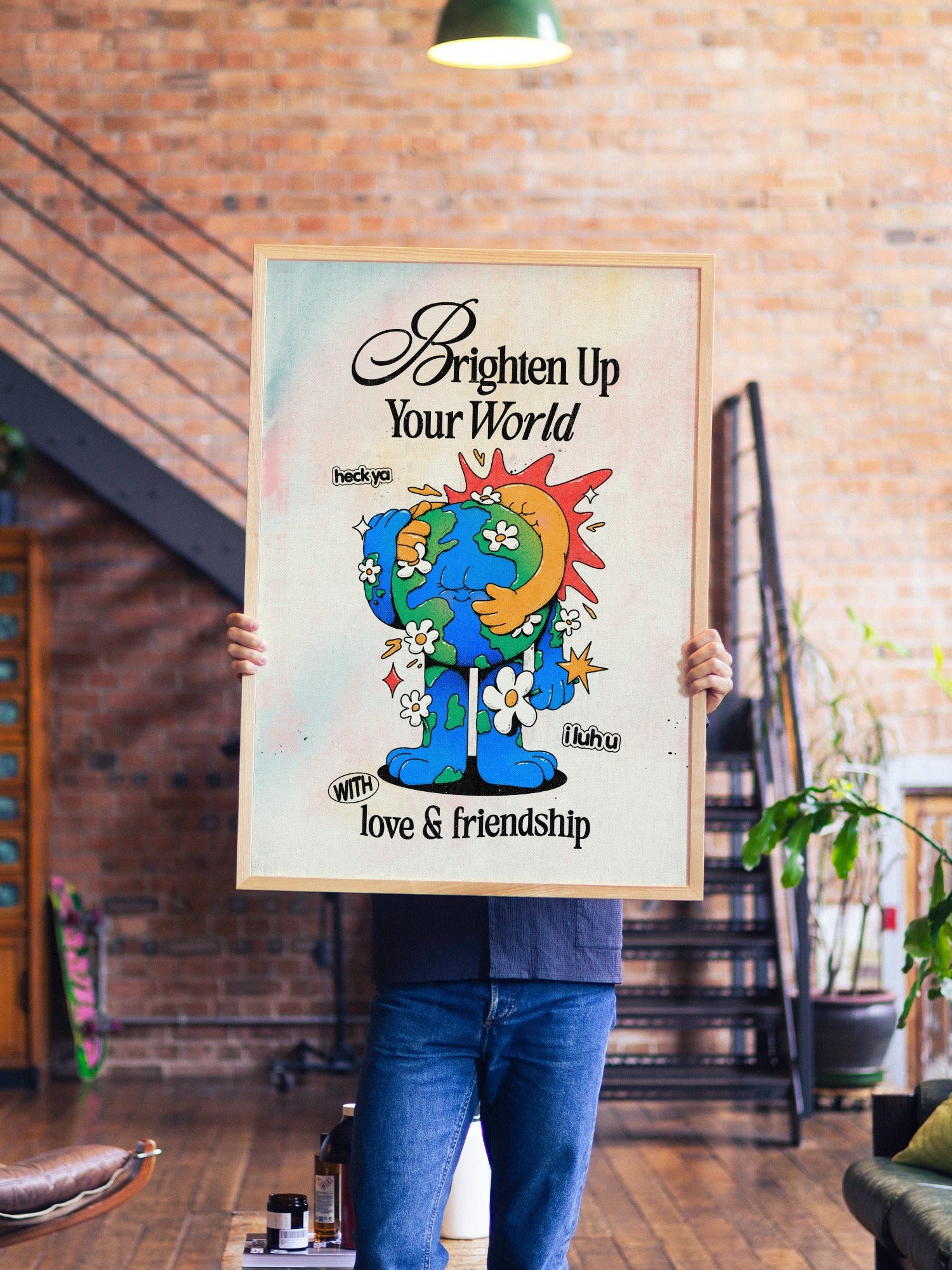 Bright World - My Sunbeam - A1 - Natural Wood Frame |frame=A1 - Natural Wood Frame| |type=lifestyle|