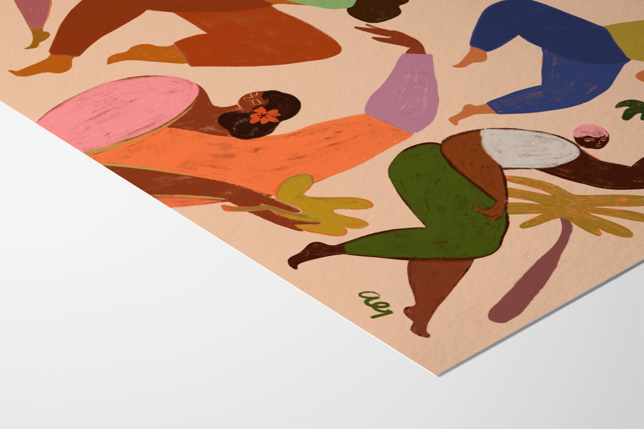 Dance Dance - Arty Guava - Fine Art Paper 200gsm |frame=Fine Art Paper 200gsm|