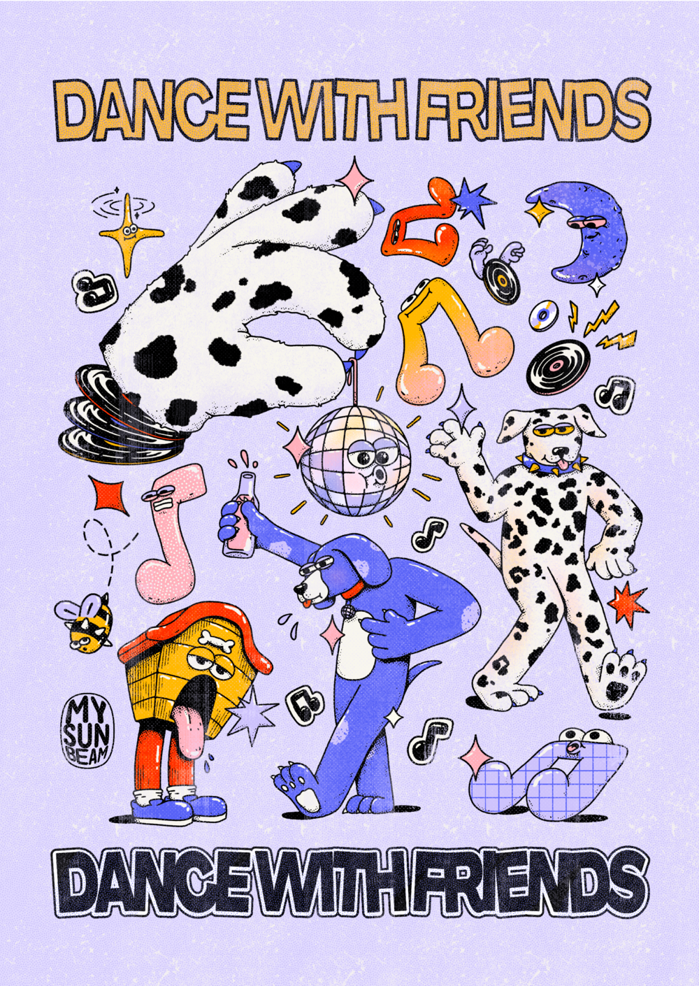 Dance With Friends - Purple - My Sunbeam