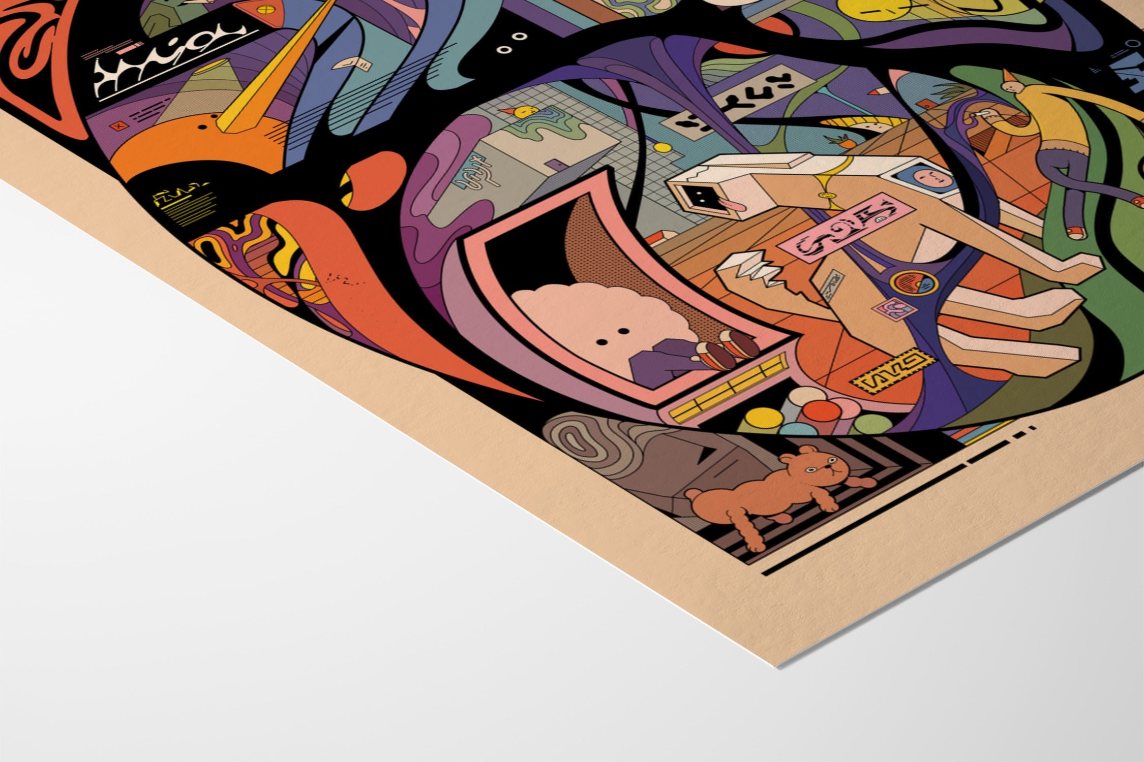 Dogsitter - Ori Toor - Fine Art Paper 200gsm |frame=Fine Art Paper 200gsm|