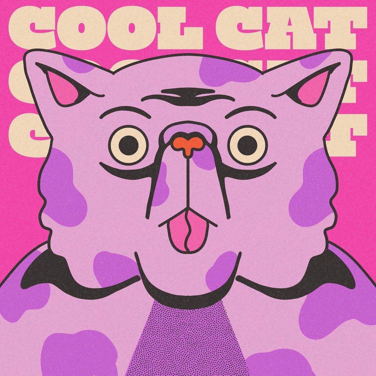 Cool Cat - Purple - Azaazelus