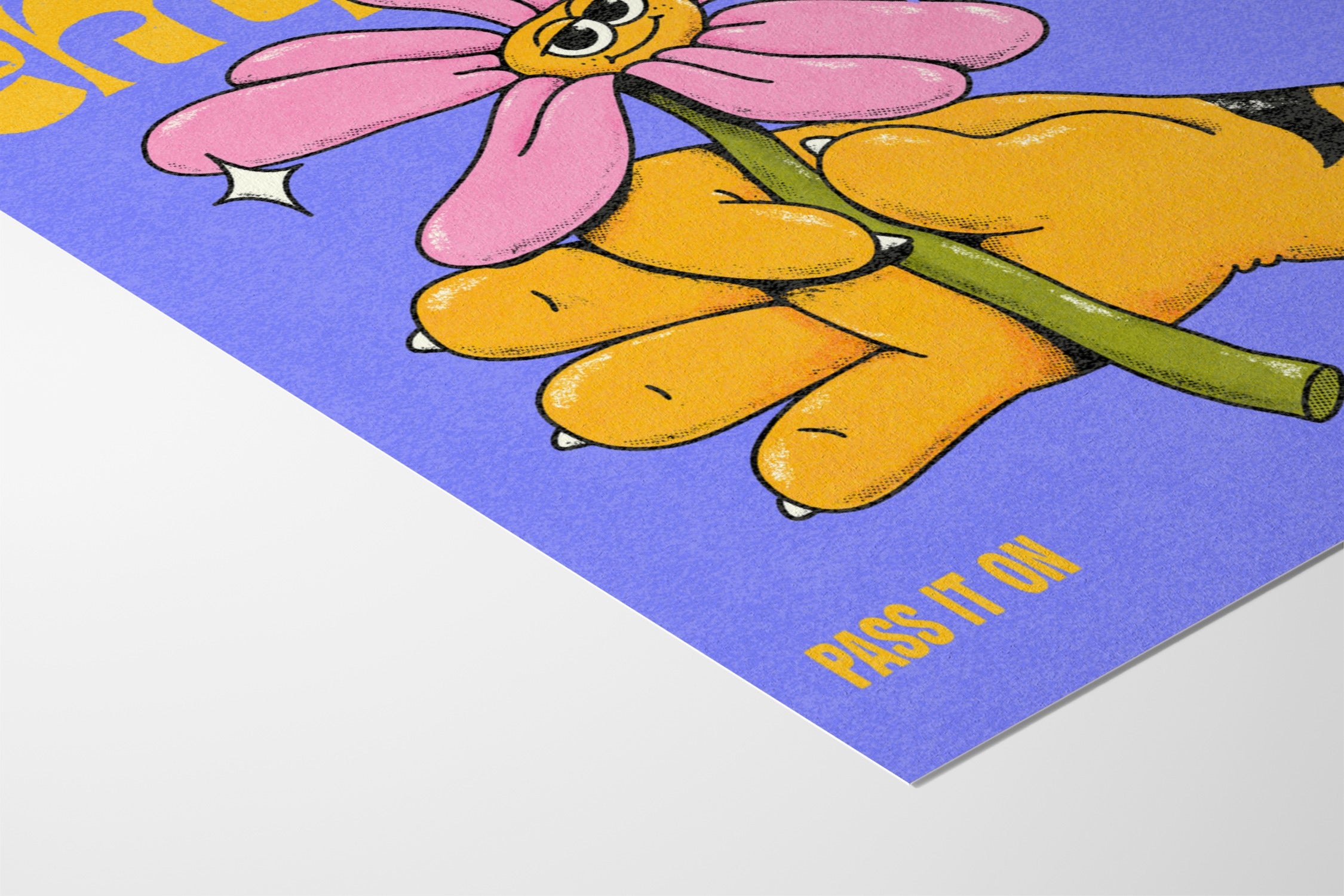 Playful Retro Art Print - Empathy by My Sunbeam | East Side Studio