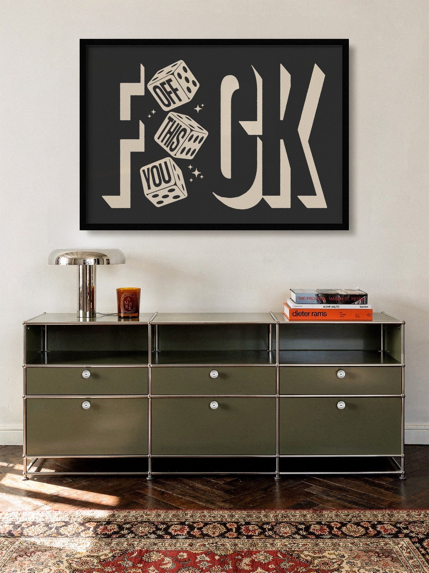 FCK - Charcoal - whatsalexdrawn - A_L_Black_140726 [Style = A_L_Black_140726] |frame=A_L_Black_140726| |type=lifestyle|