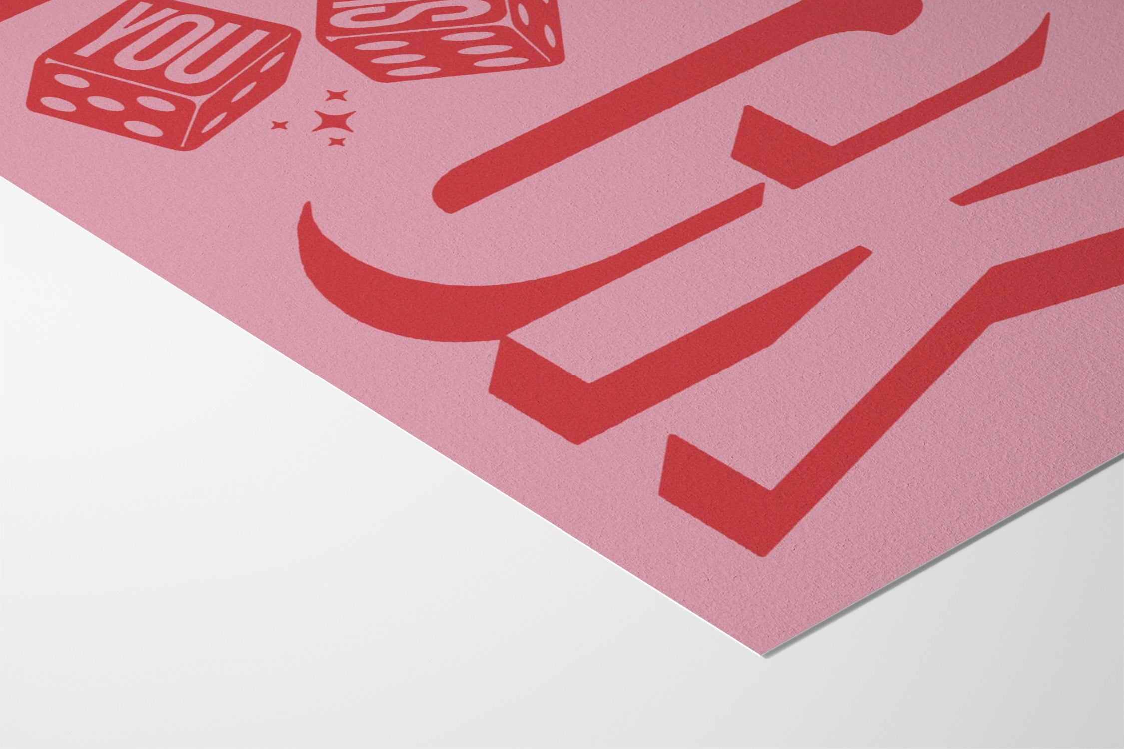FCK - Red & Pink - whatsalexdrawn - Hahnemuhle German Etching 310gsm |frame=Hahnemuhle German Etching 310gsm|