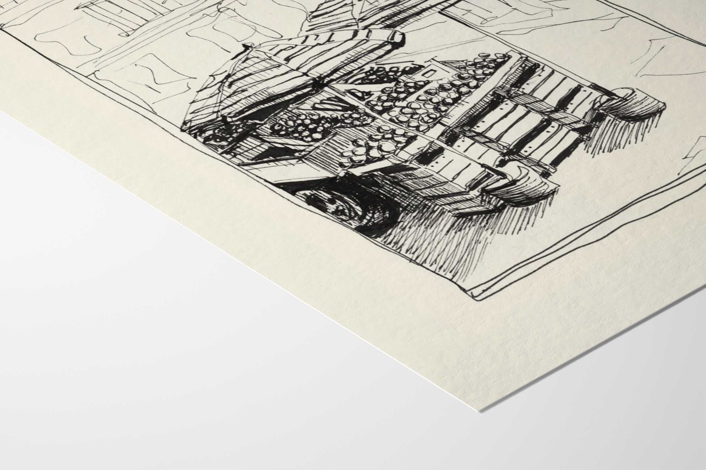 Fruit Stands - Emma Louise - Fine Art Paper 200gsm |frame=Fine Art Paper 200gsm|