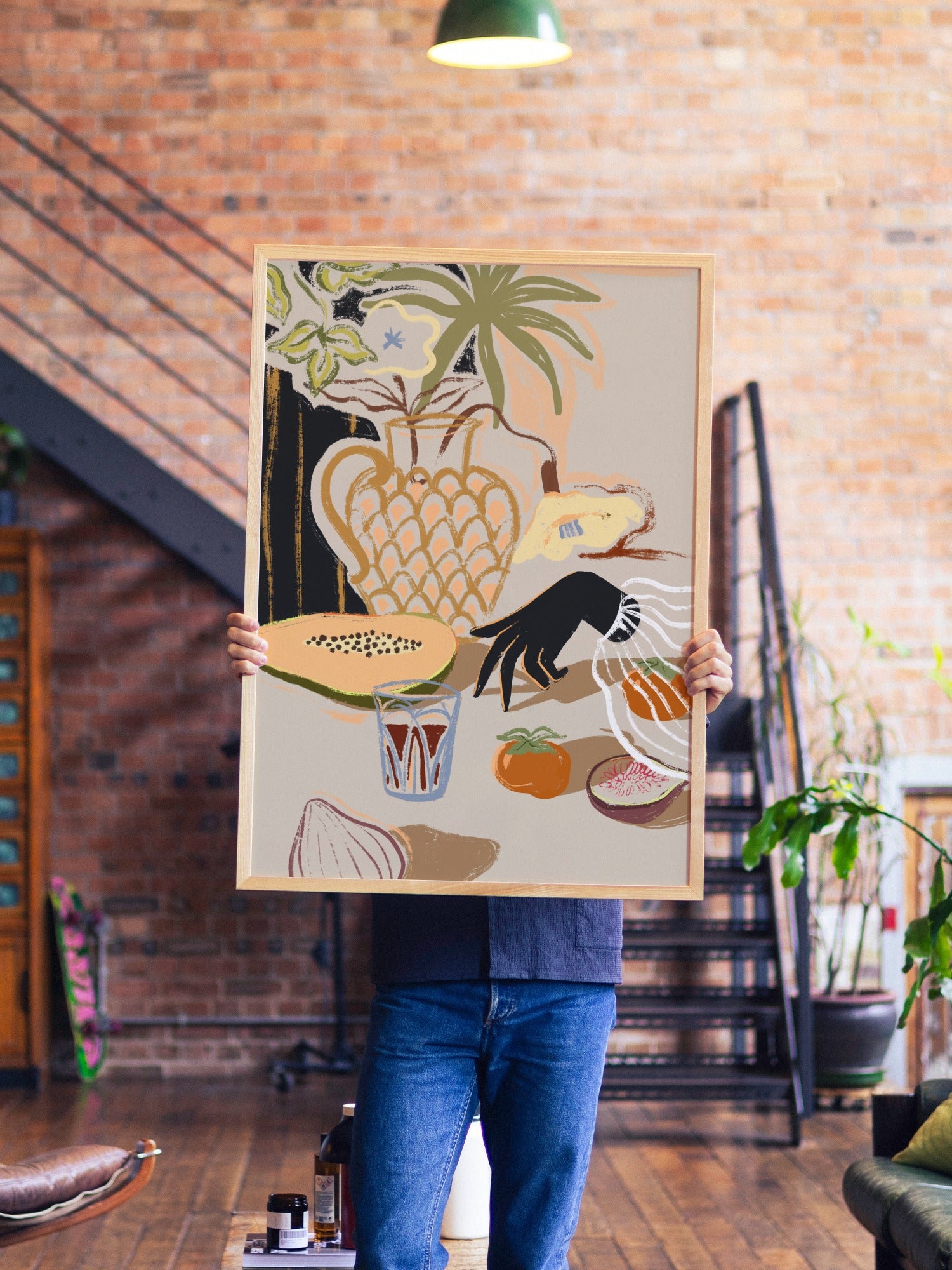 Fruitful Spread - Arty Guava - A1 - Natural Wood Frame |frame=A1 - Natural Wood Frame| |type=lifestyle|