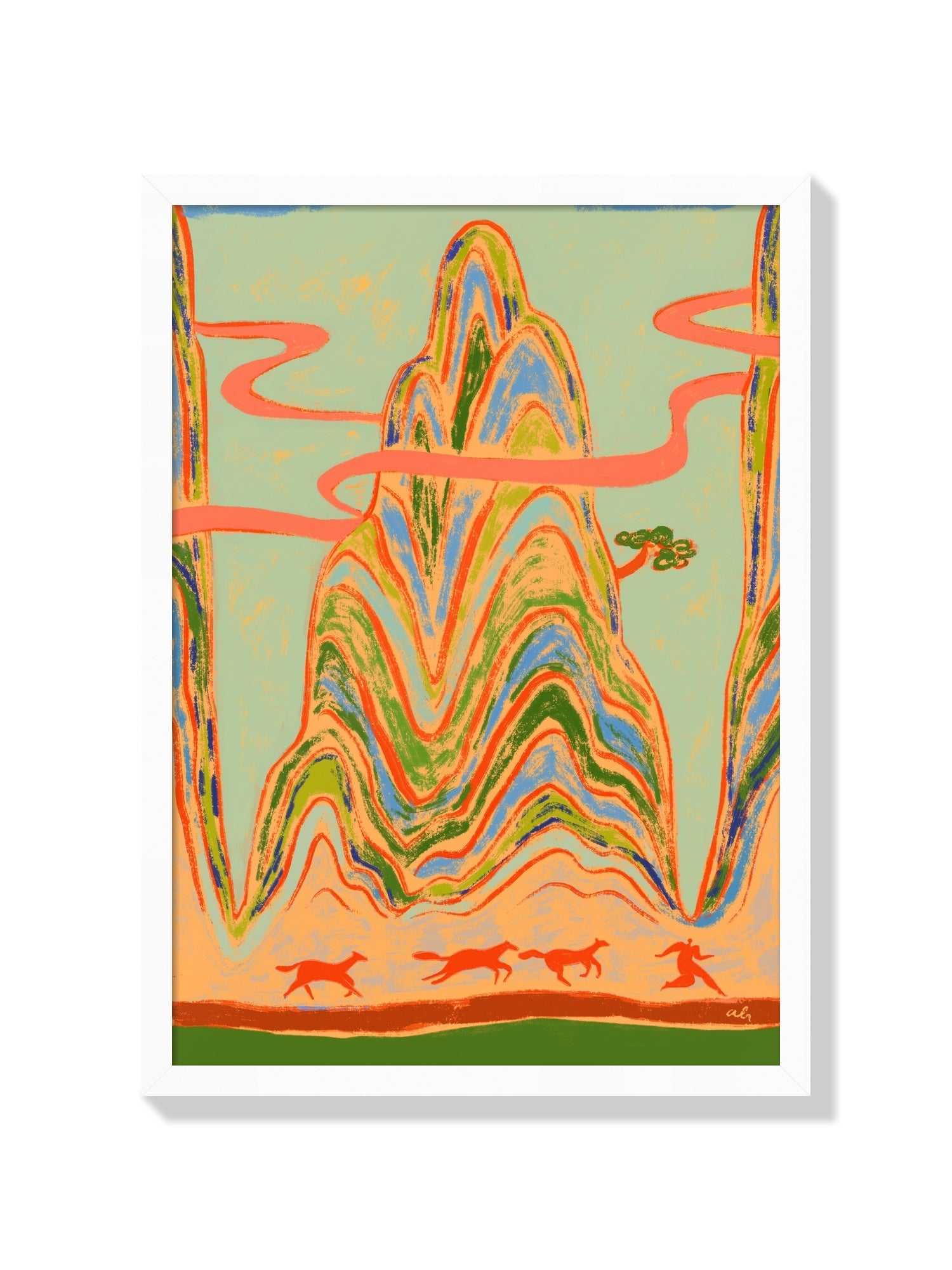 Full Gallop - Arty Guava - White Frame |frame=White Frame|