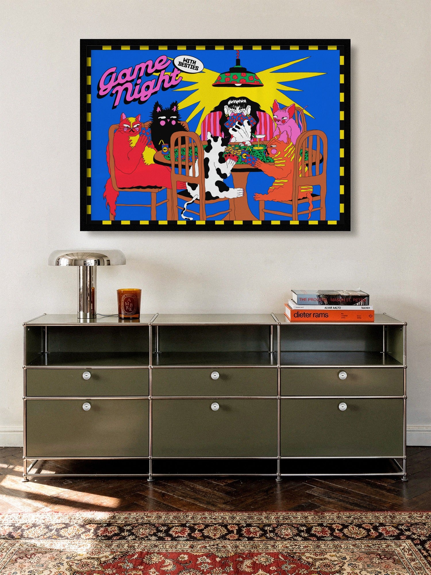 GAME NIGHT WITH BESTIES - Justine Jossart - A_L_Black_140726 [Style = A_L_Black_140726] |frame=A_L_Black_140726| |type=lifestyle|
