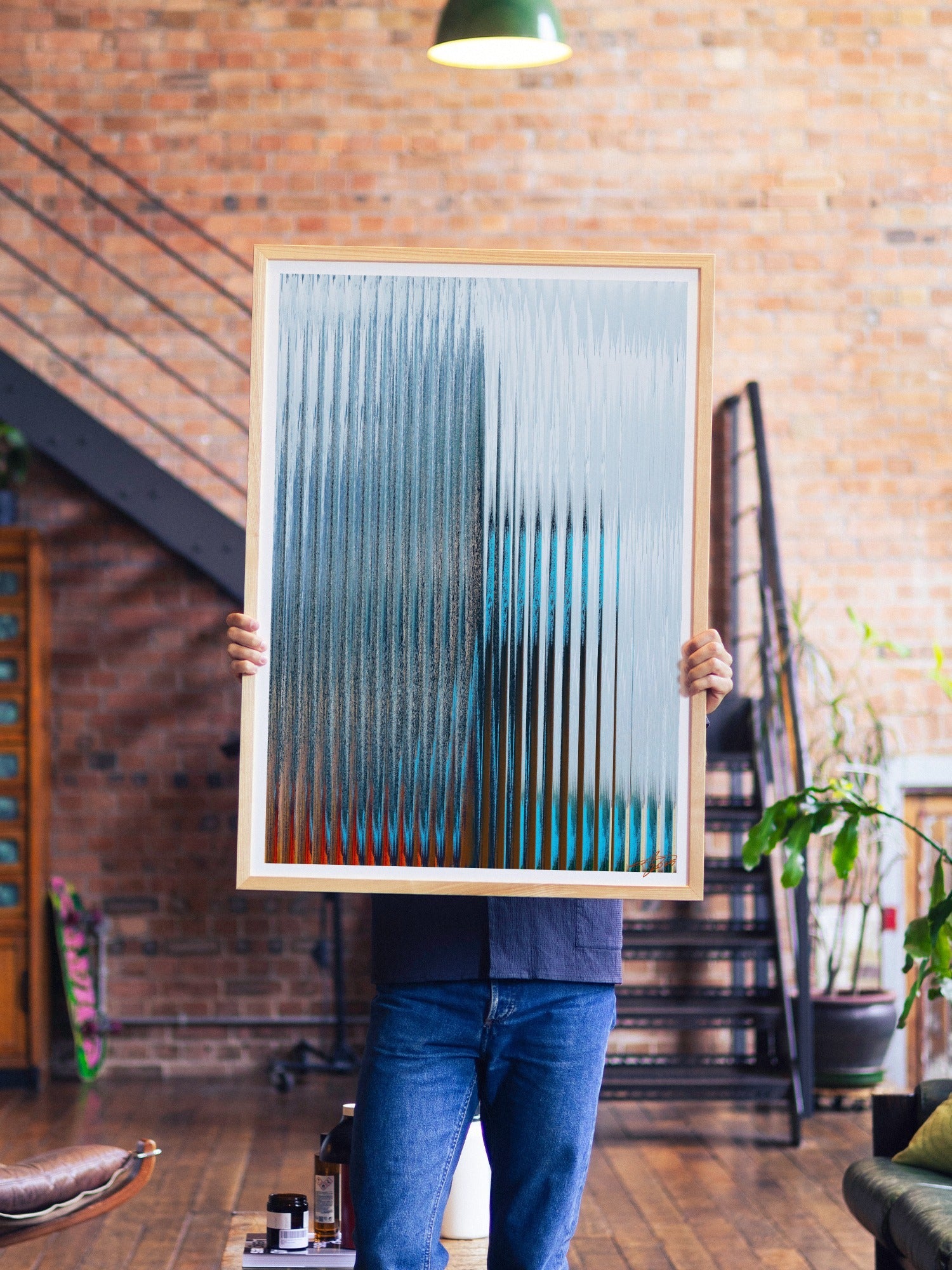 Glitch 24.1028 - Ripples - Aaron Borchardt - A1 - Natural Wood Frame |frame=A1 - Natural Wood Frame| |type=lifestyle|