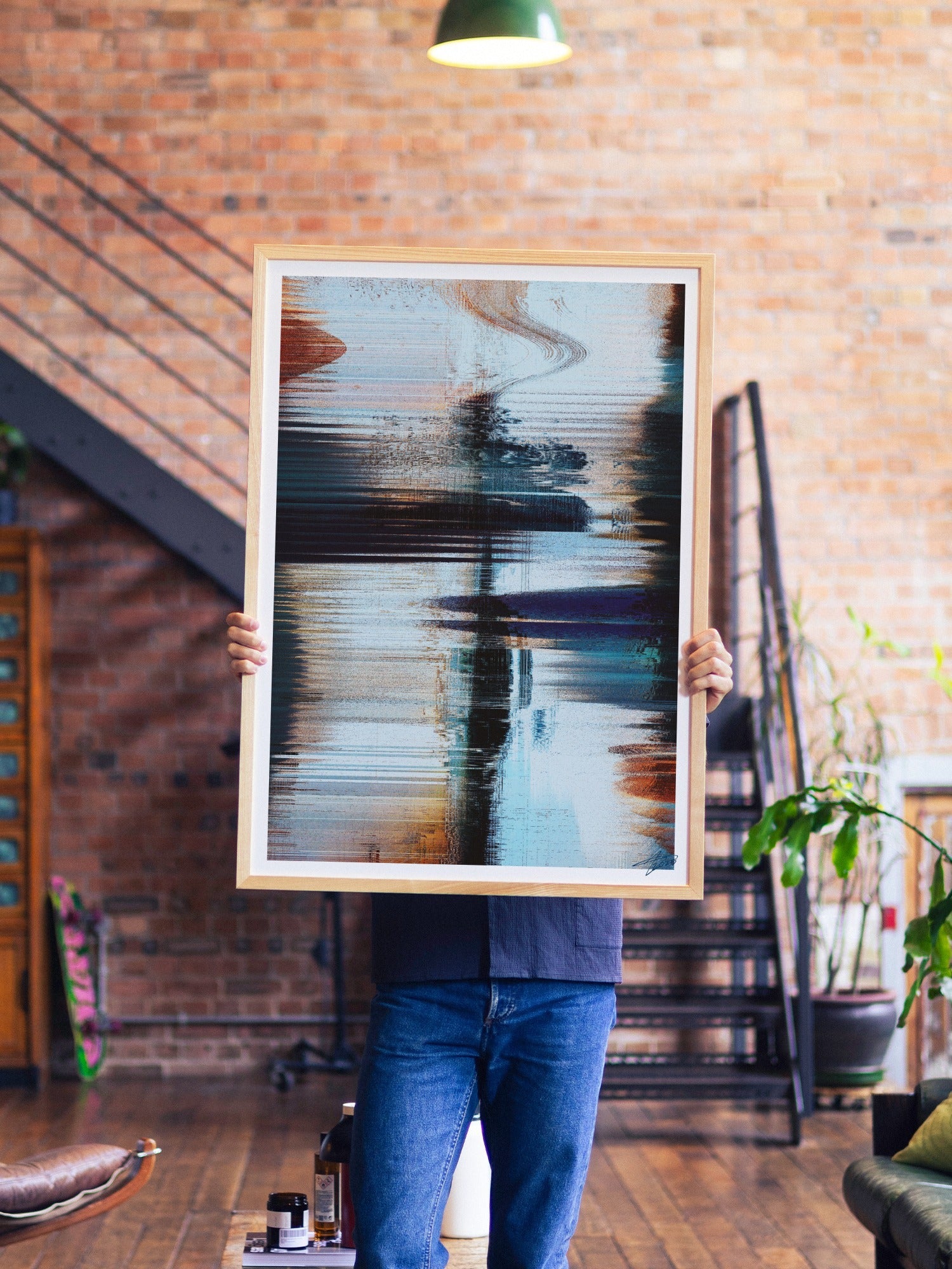 Glitch 25.328 - Libertas - Aaron Borchardt - A1 - Natural Wood Frame |frame=A1 - Natural Wood Frame| |type=lifestyle|