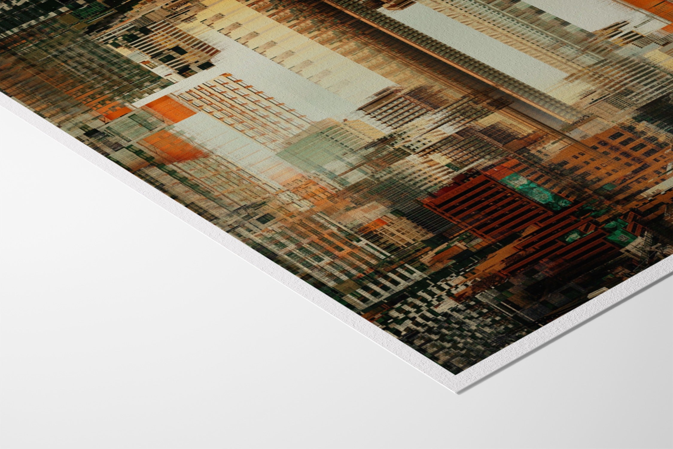 Glitch 25.806 - City Obscūrus
 - Aaron Borchardt - Hahnemuhle German Etching 310gsm |frame=Hahnemuhle German Etching 310gsm|