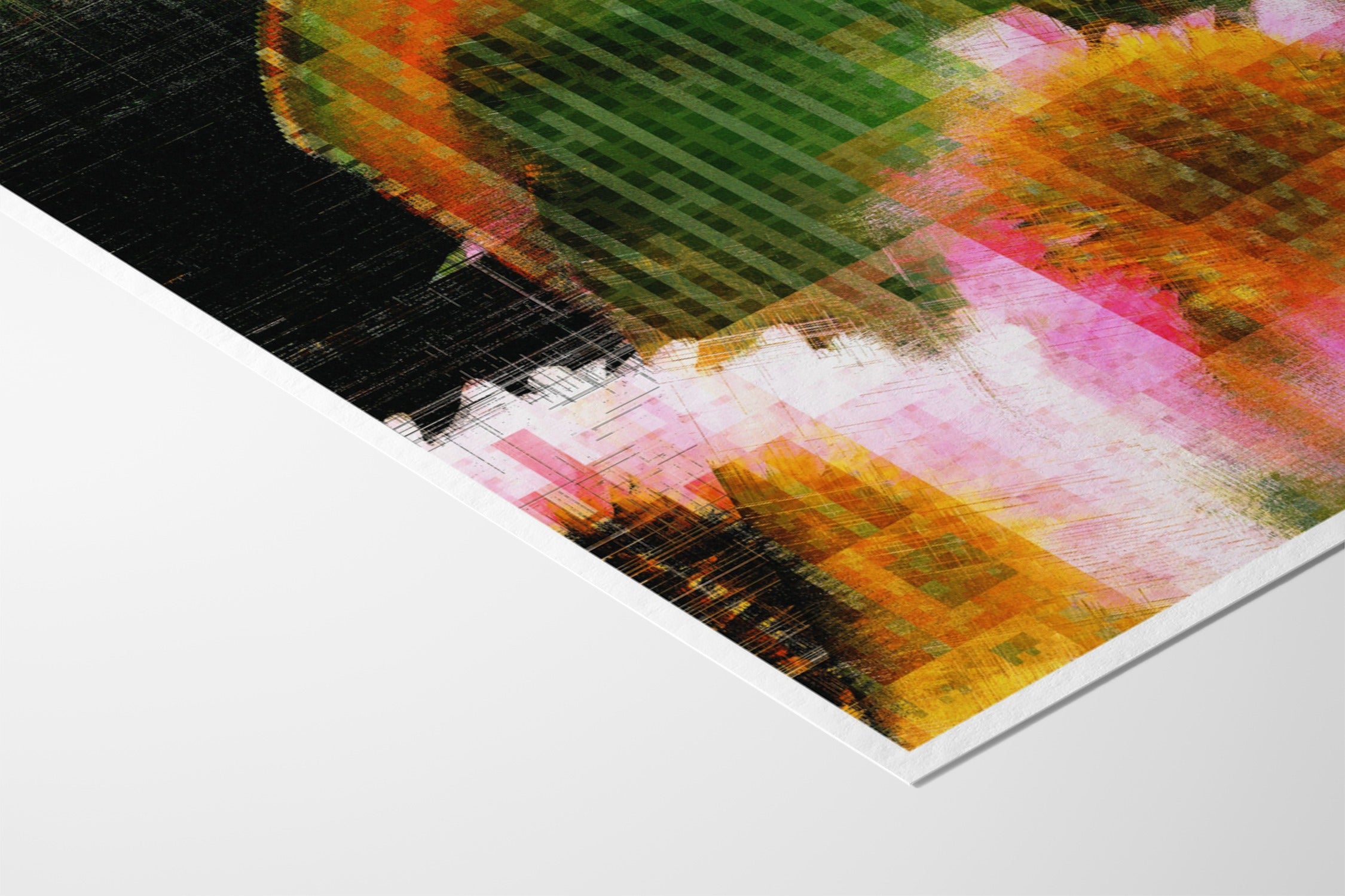 Glitch 25.915 Flwr.002 - Aaron Borchardt - Fine Art Paper 200gsm |frame=Fine Art Paper 200gsm|