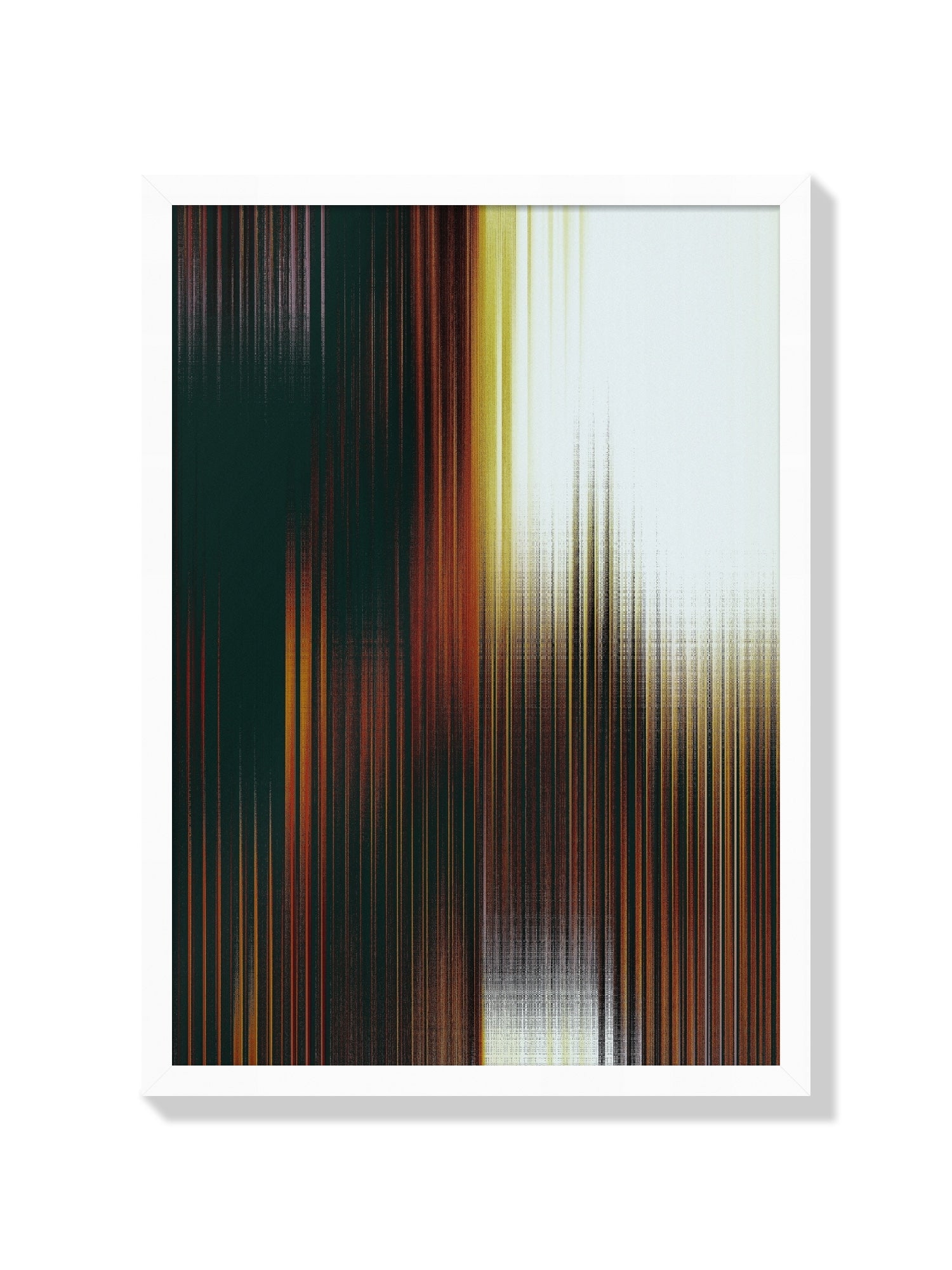 Glitch 26.227 - Vessel - Aaron Borchardt - White Frame