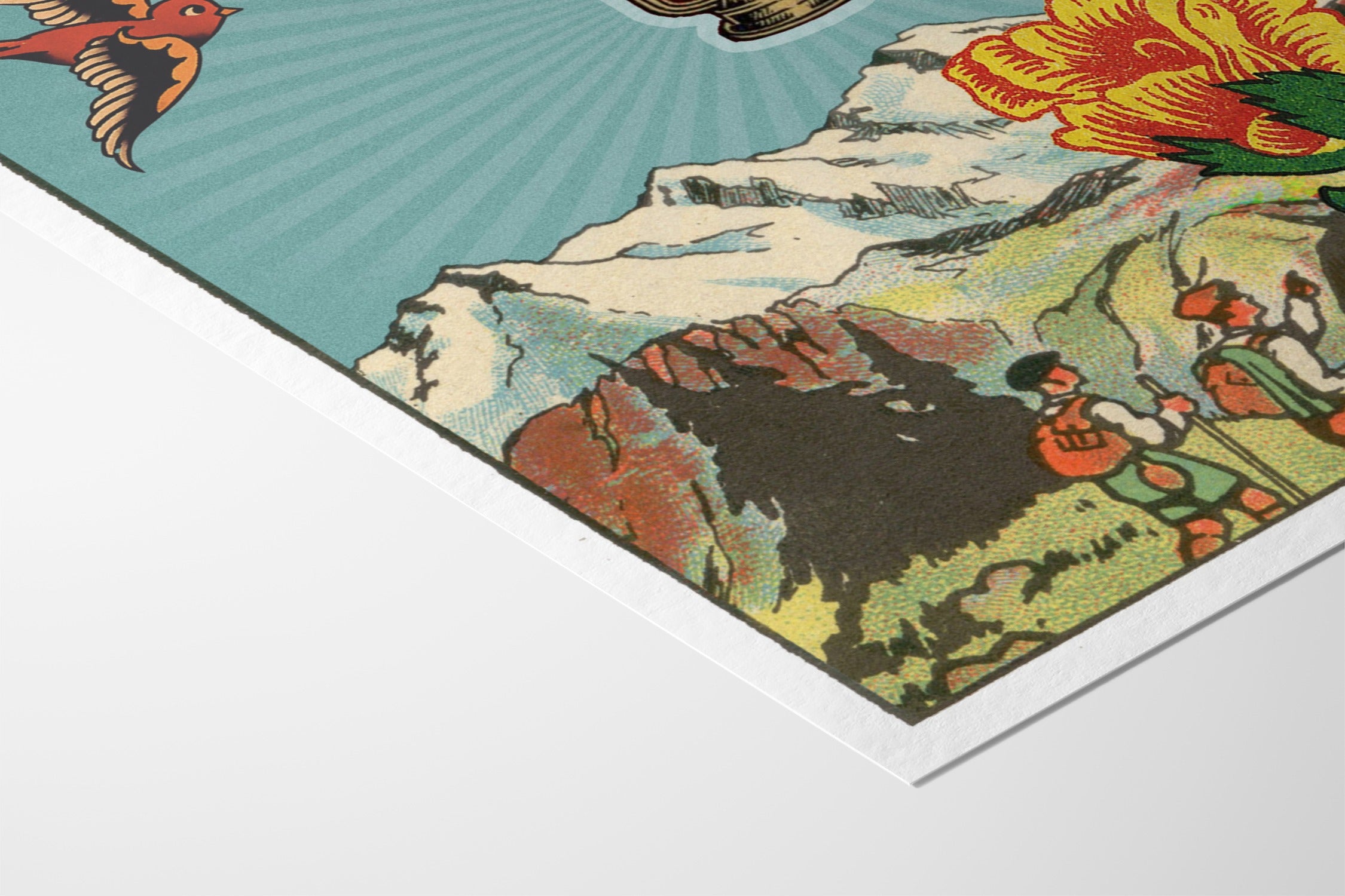 HIKERS - LOUIS FISHAUF - Fine Art Paper 200gsm |frame=Fine Art Paper 200gsm|