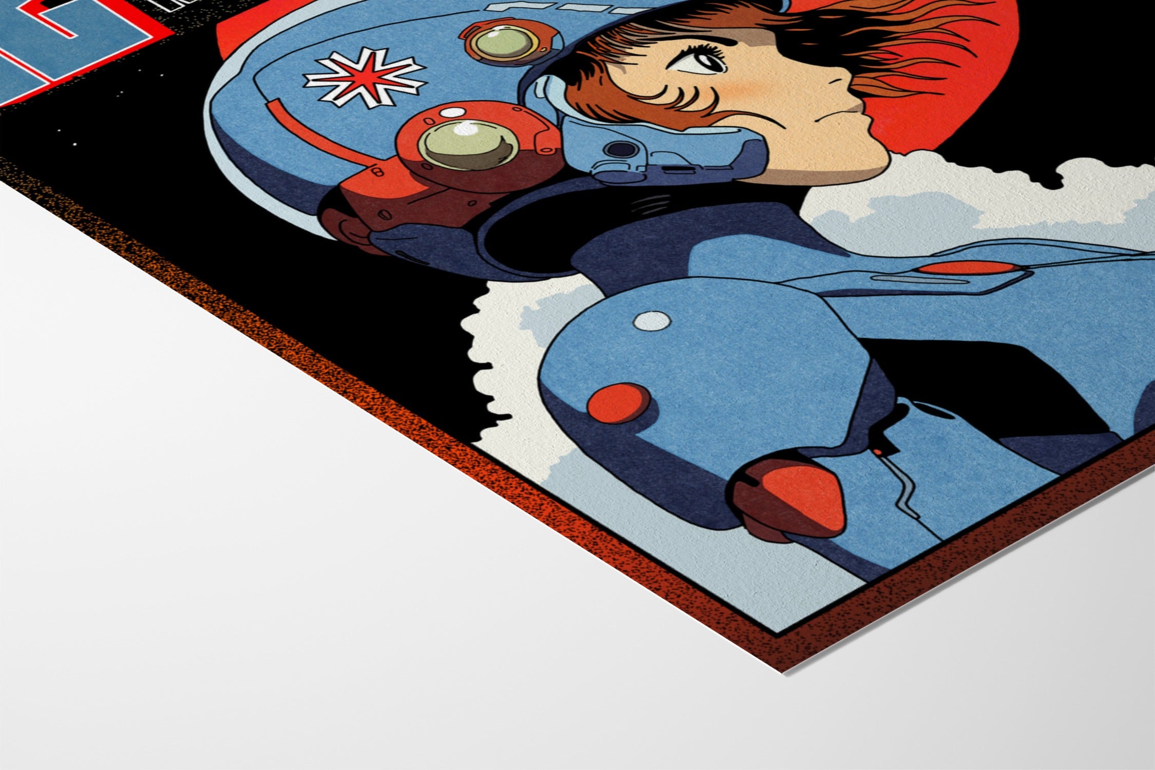 Retro Futuristic Art Print - HOKKAIDO by Apollo Thomas | East Side
