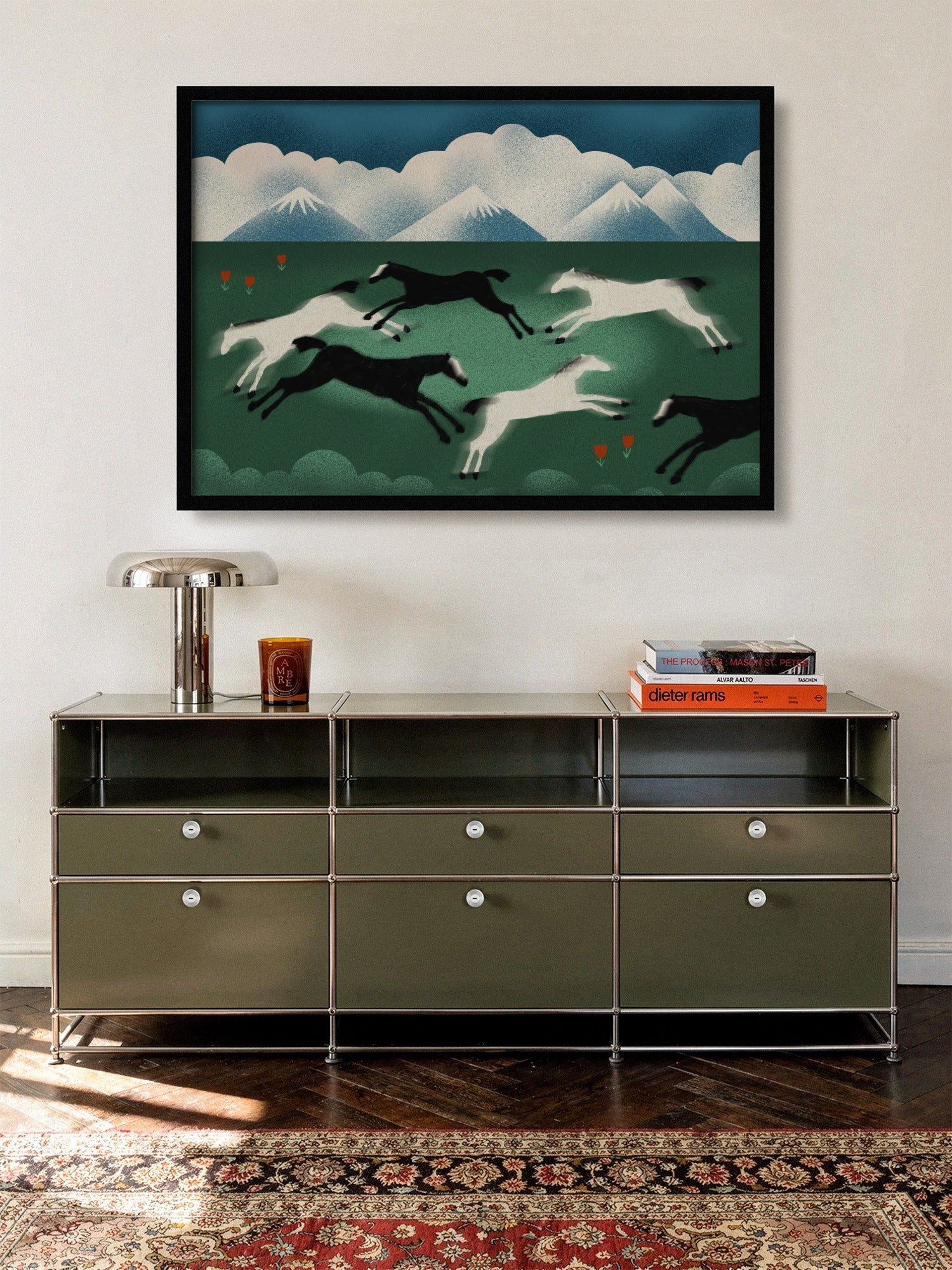 Horses - Bel Mehta - A_L_Black_140726 [Style = A_L_Black_140726] |frame=A_L_Black_140726| |type=lifestyle|