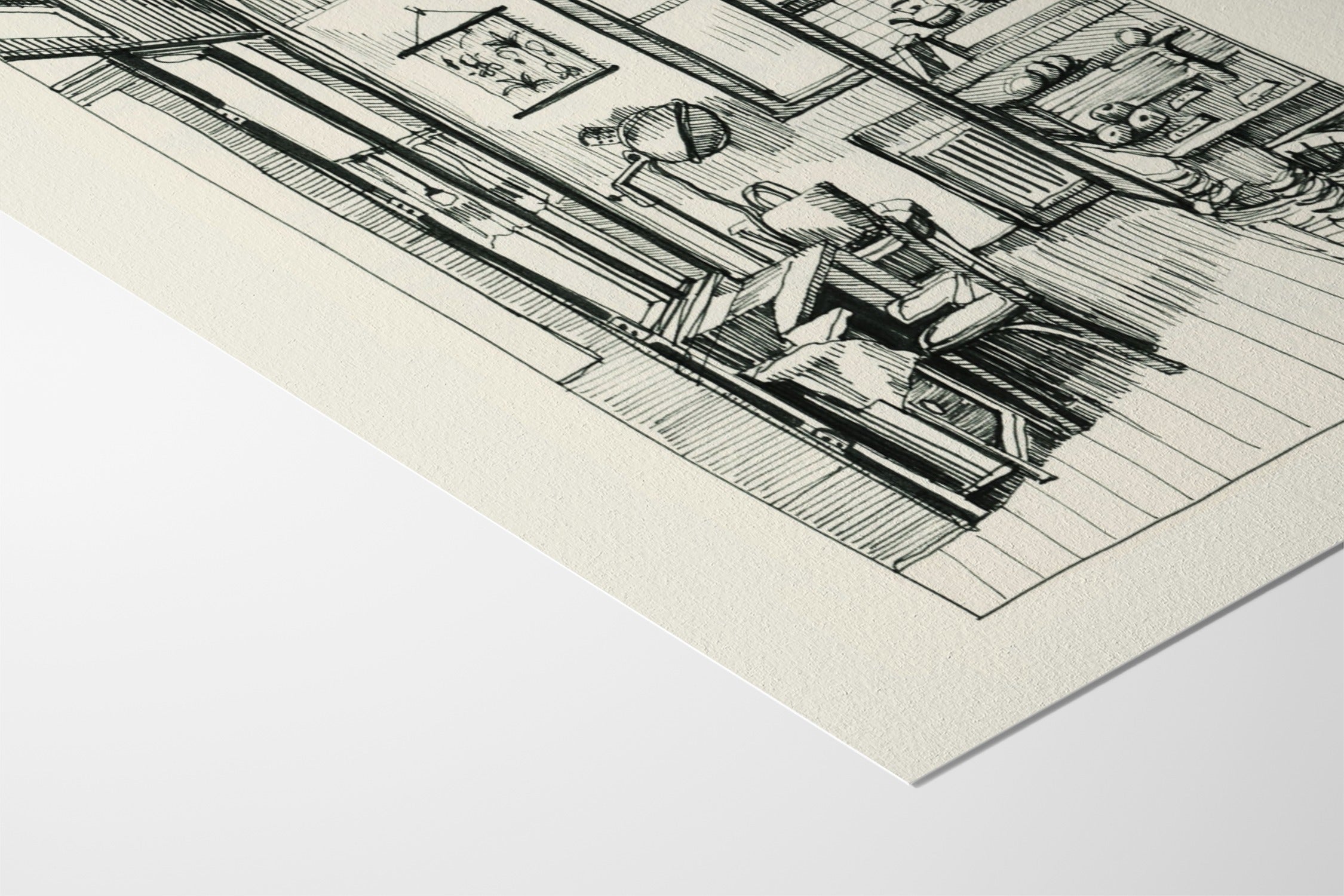Interiors - Emma Louise - Hahnemuhle German Etching 310gsm |frame=Hahnemuhle German Etching 310gsm|