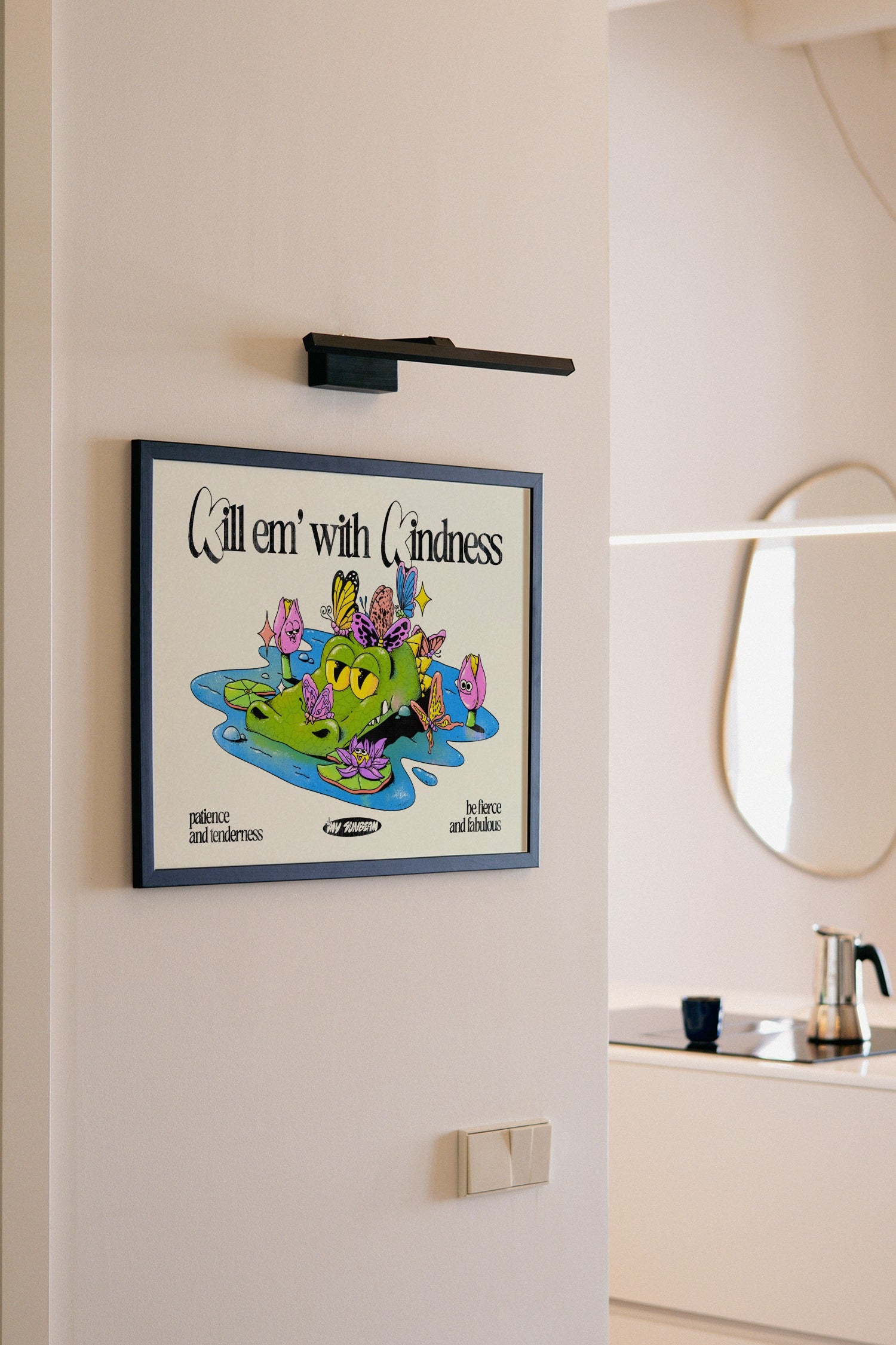 Kill Em With Kindness - My Sunbeam - 3:4_LS_Black_100726 [Style = 3:4_LS_Black_100726] |frame=3:4_LS_Black_100726| |type=lifestyle|