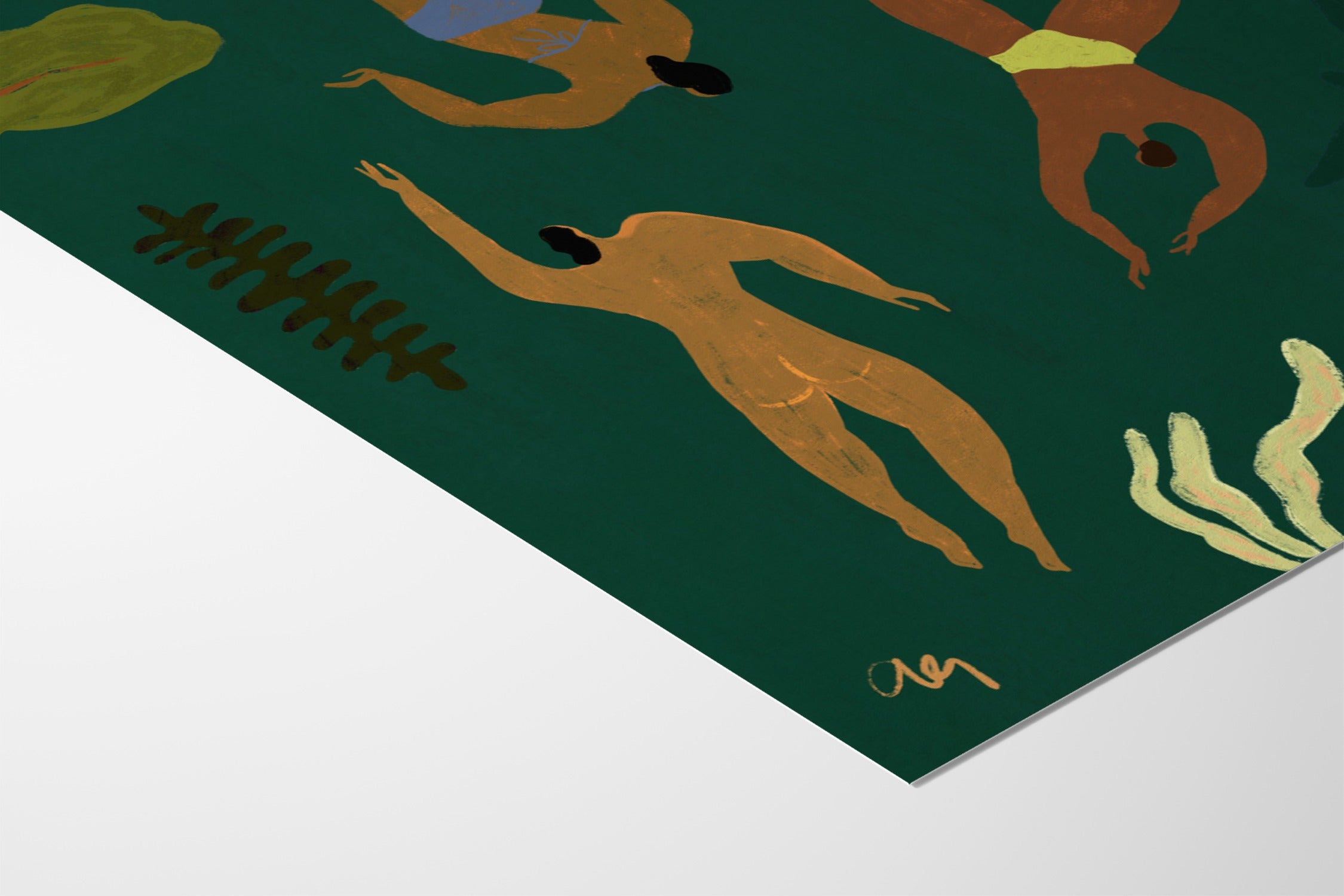 Lost In Green - Arty Guava - Fine Art Paper 200gsm |frame=Fine Art Paper 200gsm|
