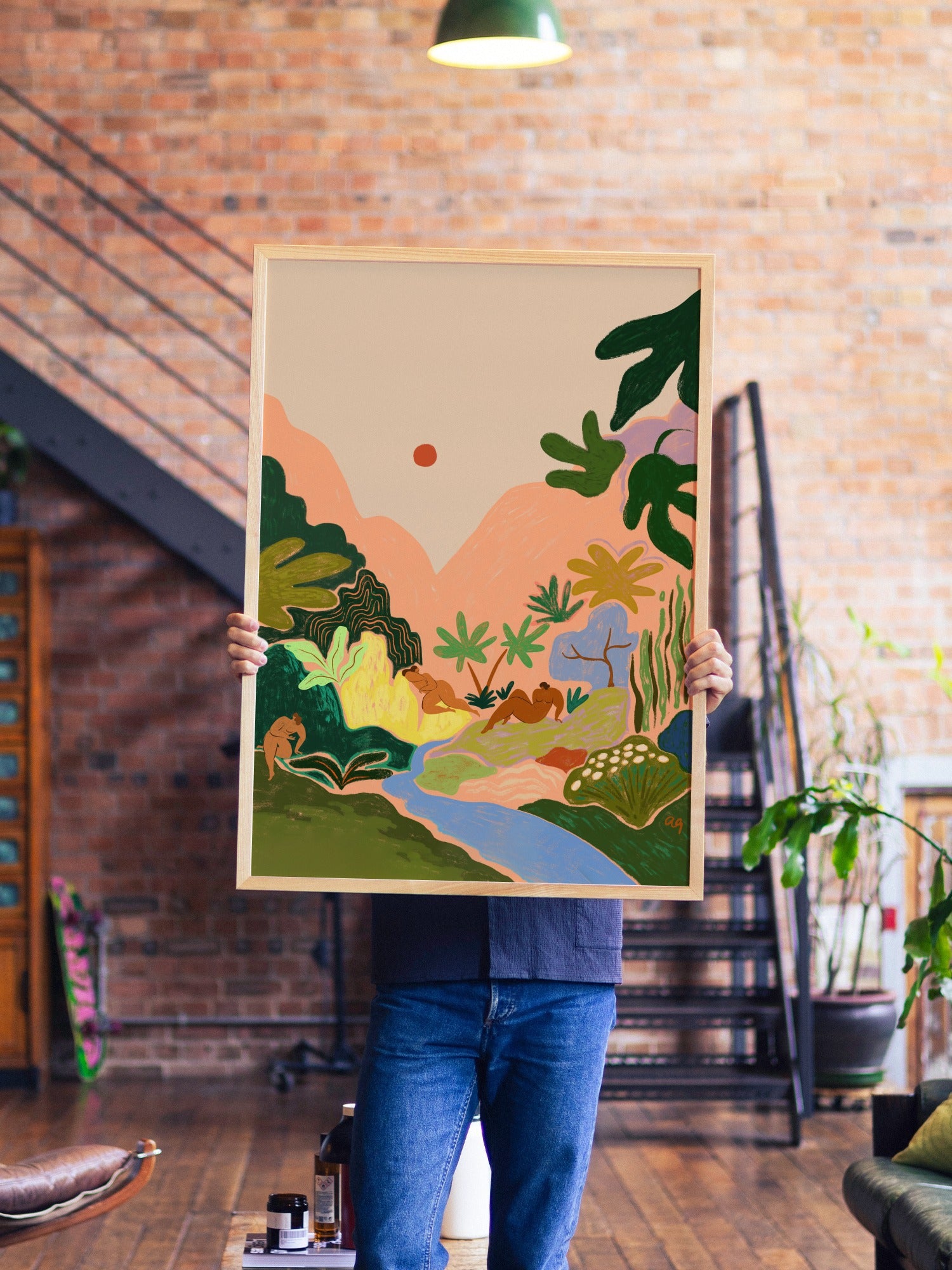Lost In Paradise - Arty Guava - A1 - Natural Wood Frame |frame=A1 - Natural Wood Frame| |type=lifestyle|