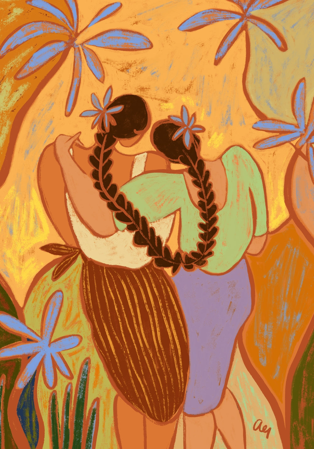 Lean On Her Shoulder - Arty Guava