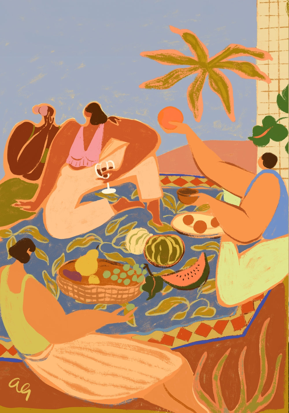 Summer Picnic - Arty Guava