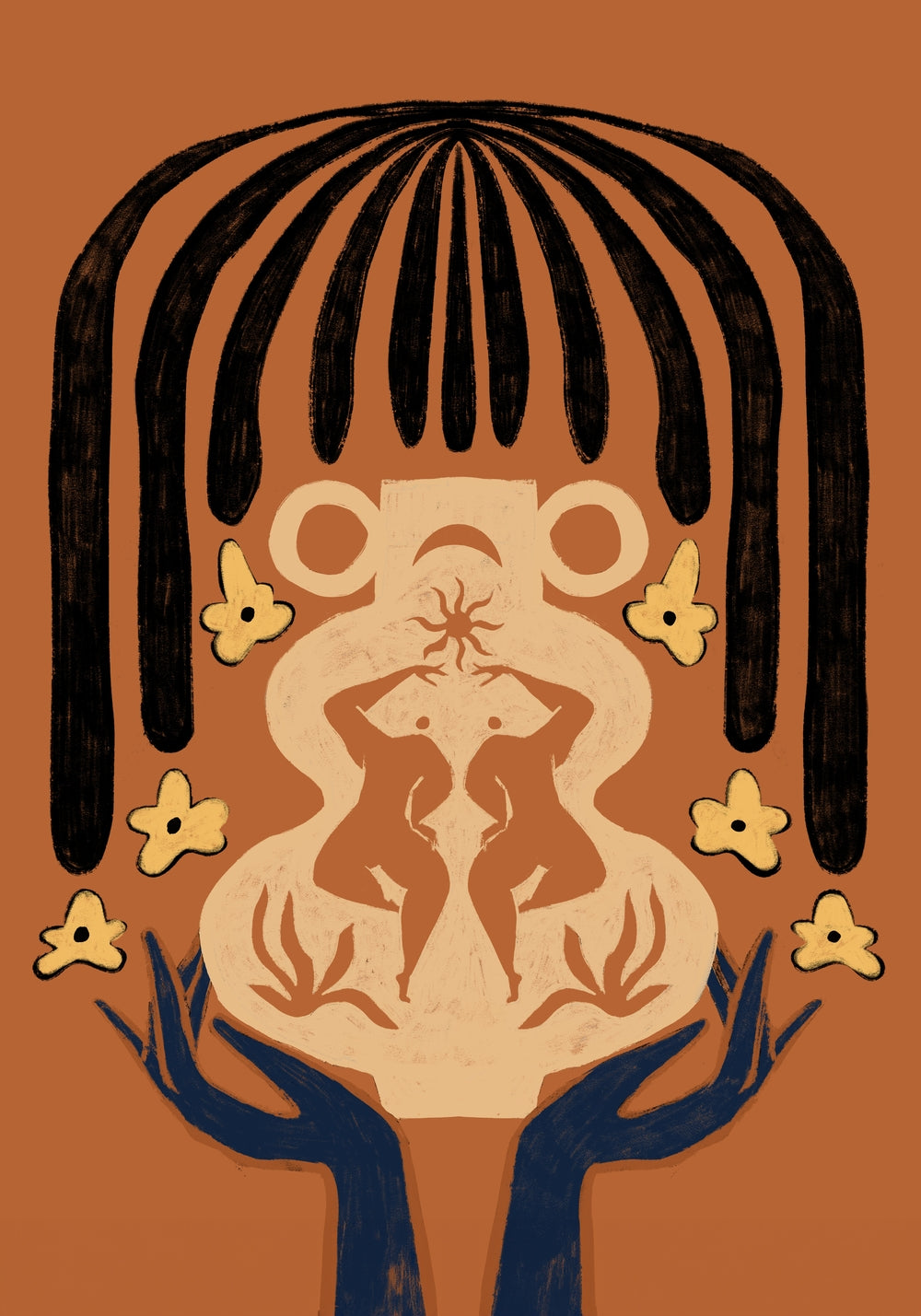 Vase Collection Sun & Moon - Arty Guava