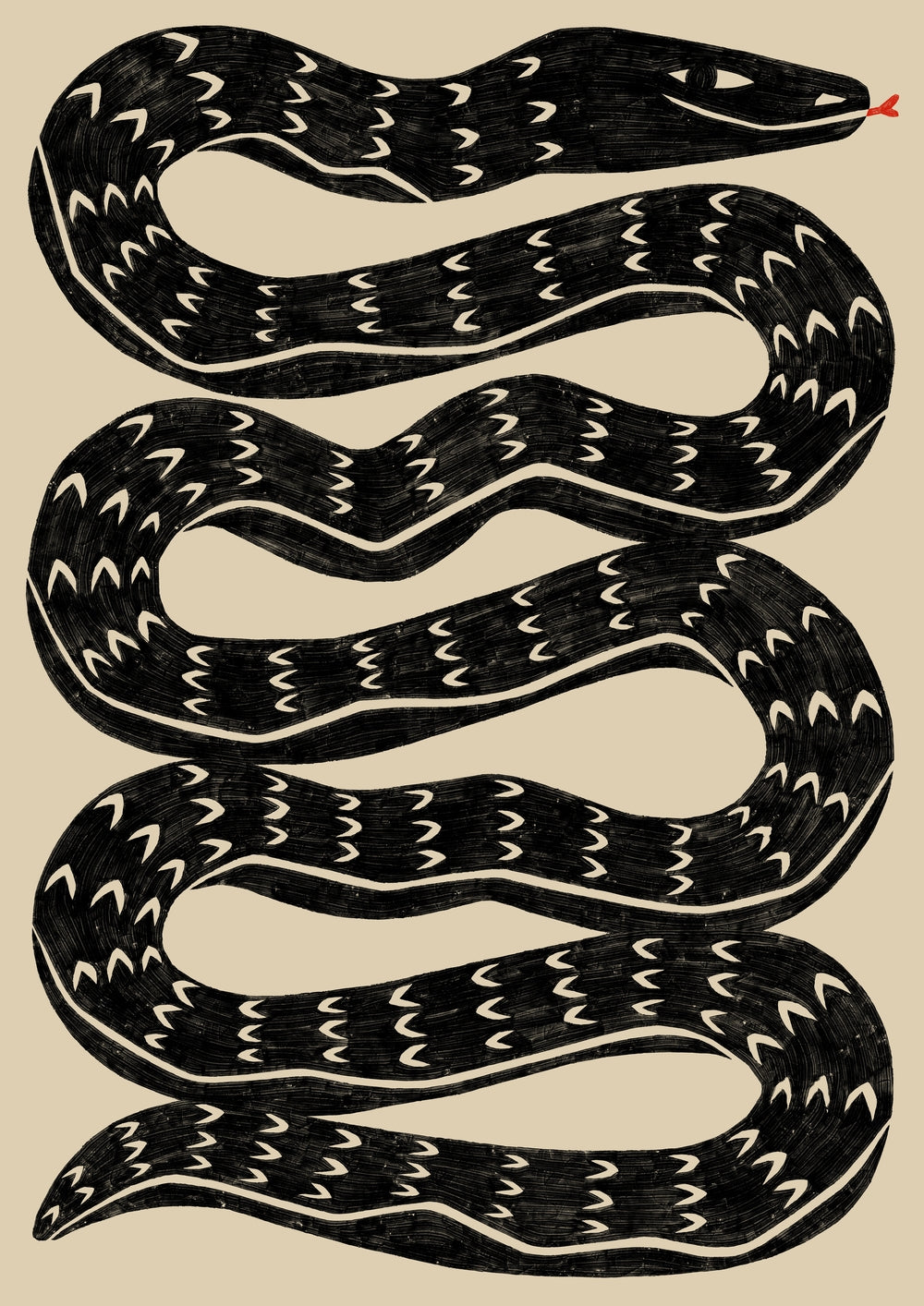 Snake - Black - Manne Jalilian