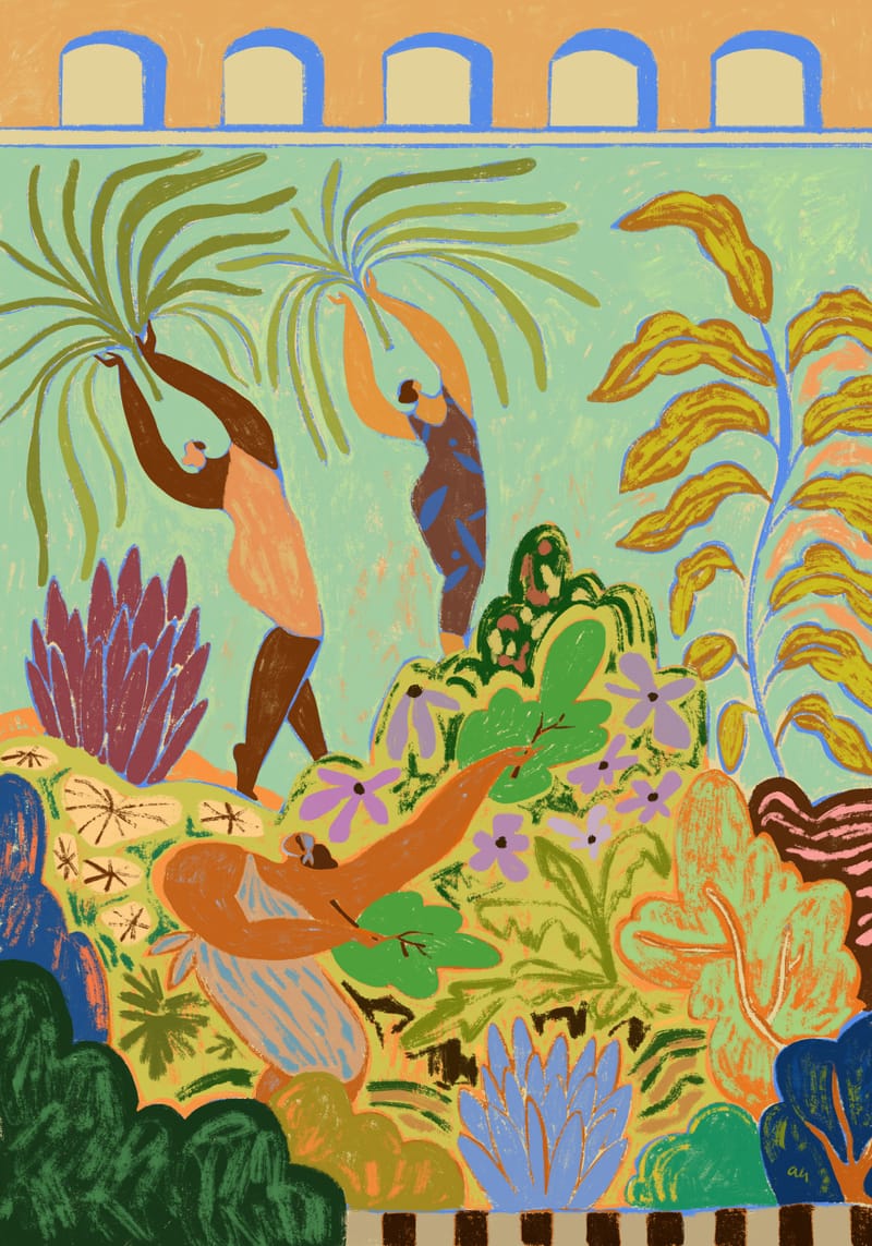 Her Garden - Arty Guava