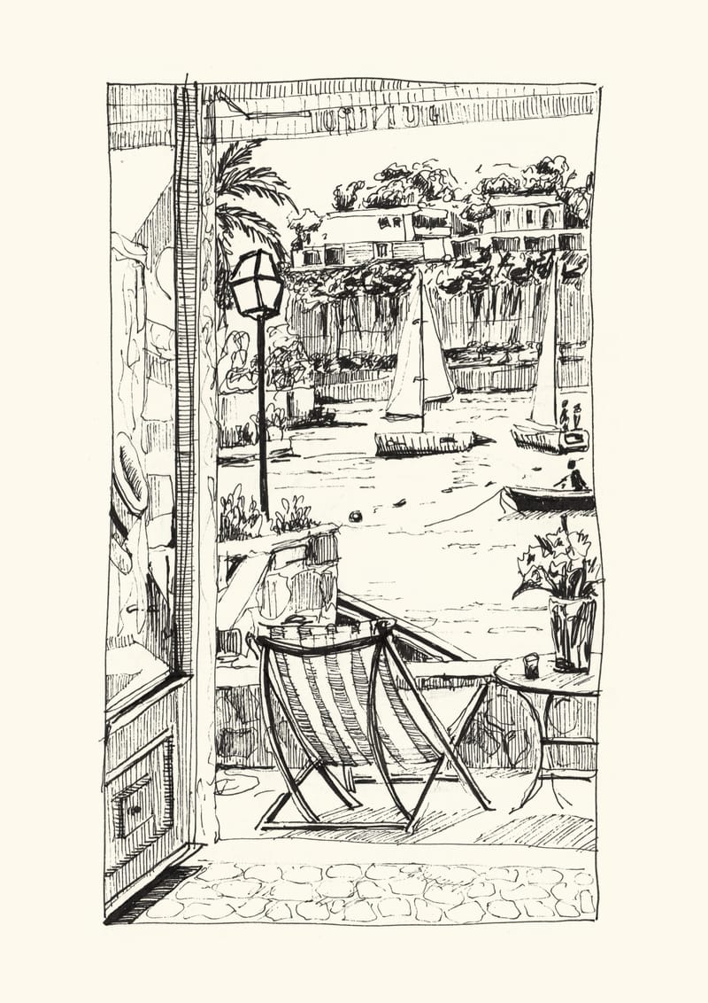 Balcony In Italy - Emma Louise