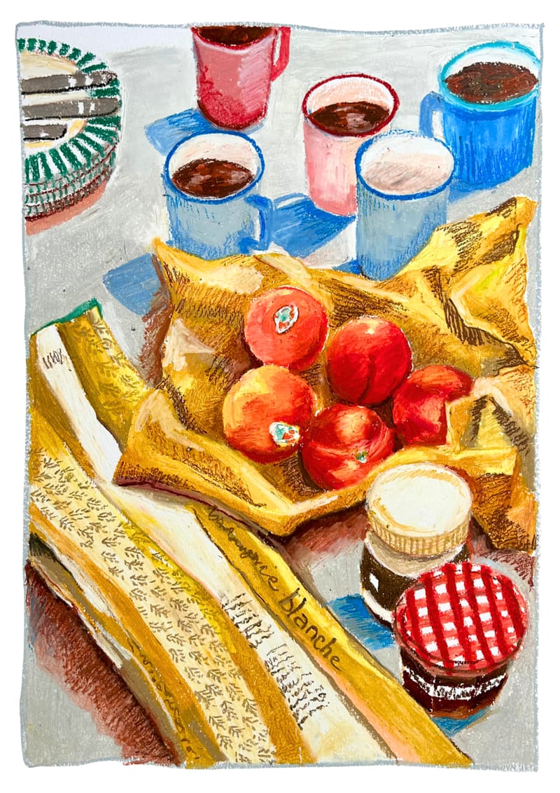 Breakfast Nectarines - Emma Louise