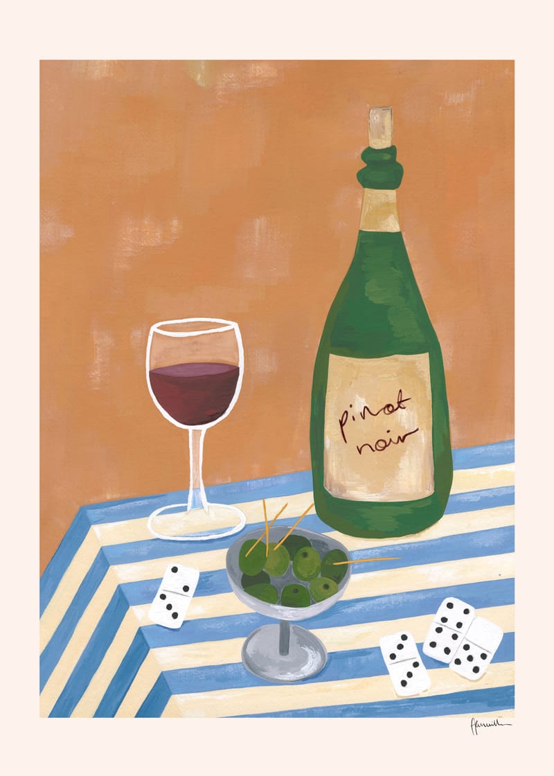 Dominoes, Olives & Pinot Noir - Frankie Penwill