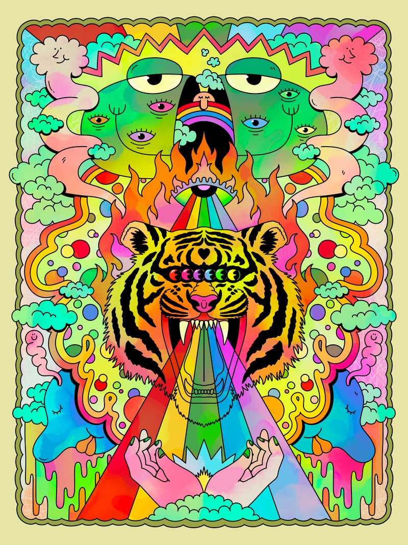 Rainbow Tiger Blood - James Carey