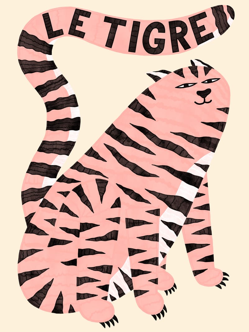 Le Tigre - White - Manne Jalilian
