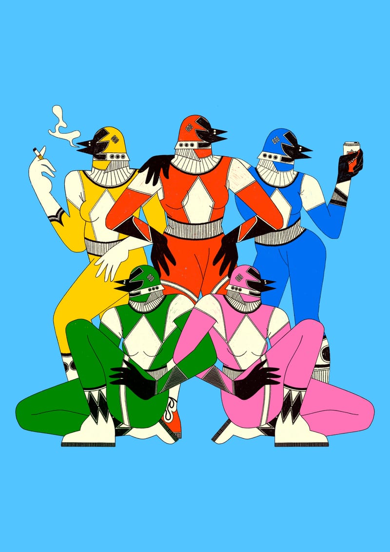 Les Power Rangers - Petrouchkaka