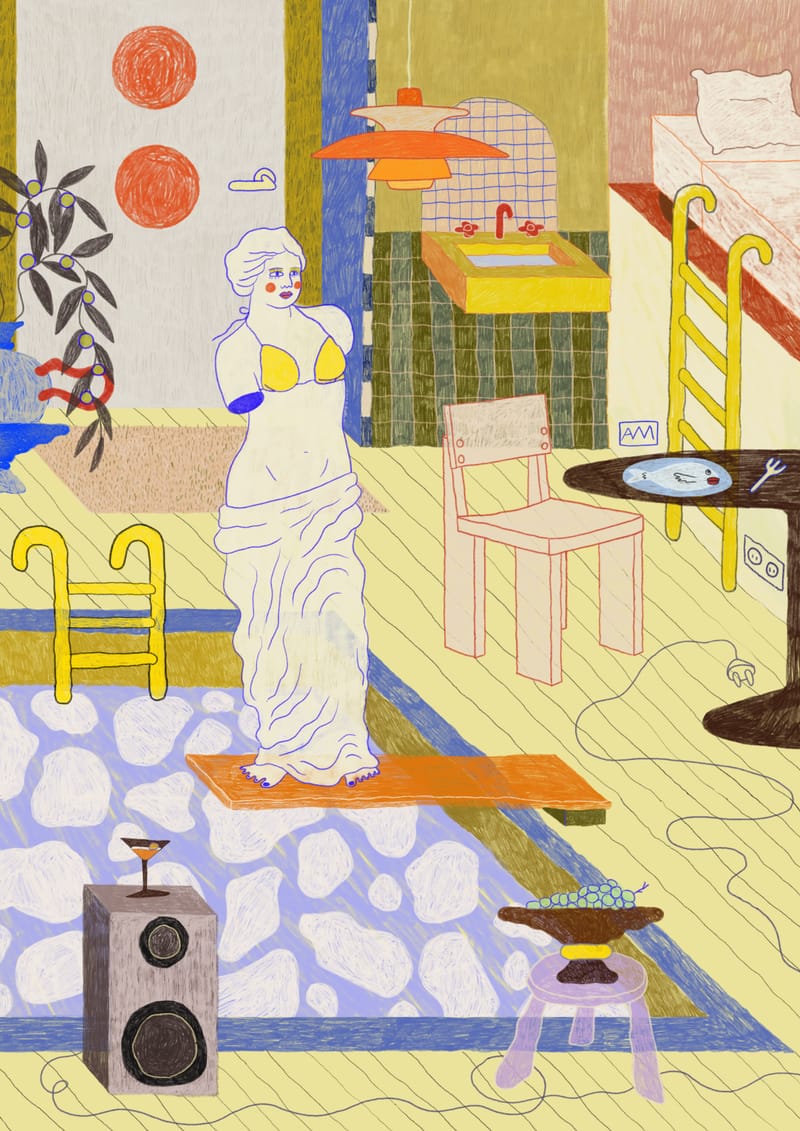 HOME AWAY FROM HOME (VENUS MILO GOES SWIMMING) - projekt AM