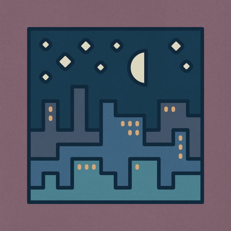 A Night in the City (Miniscape 09) - Rick Crane